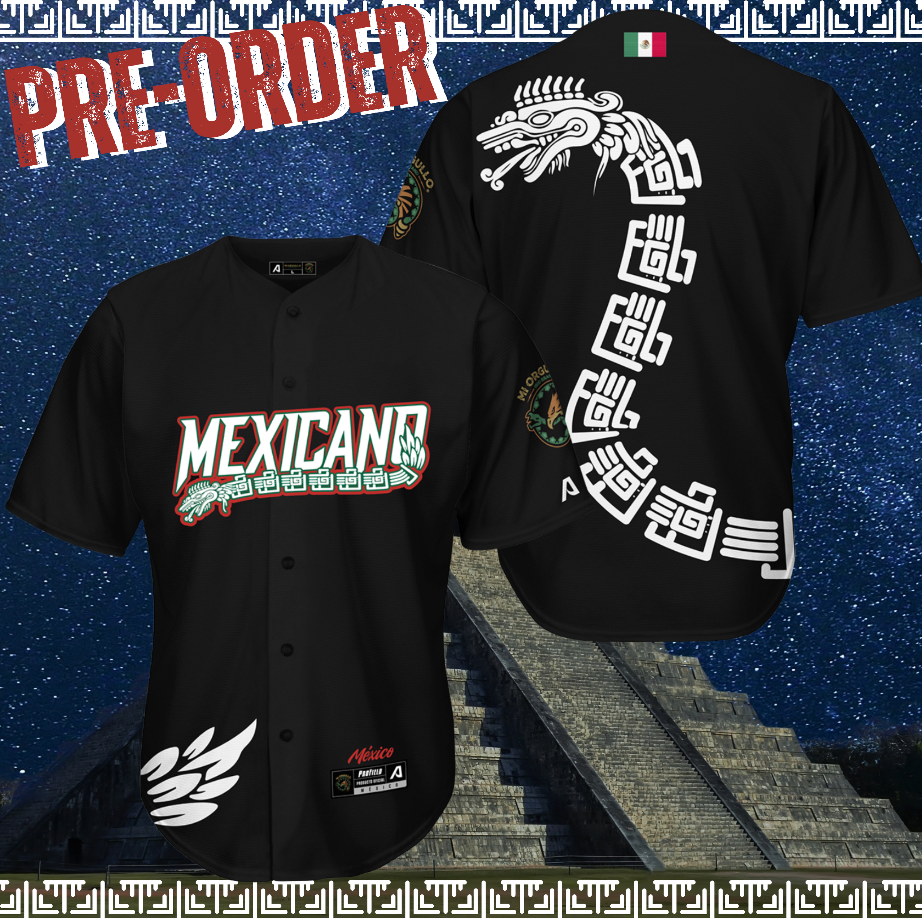 PRE-ORDER: MÉXICO / MEXICANO JERSEY – SHIPPING STARTS ON 08/28/25
