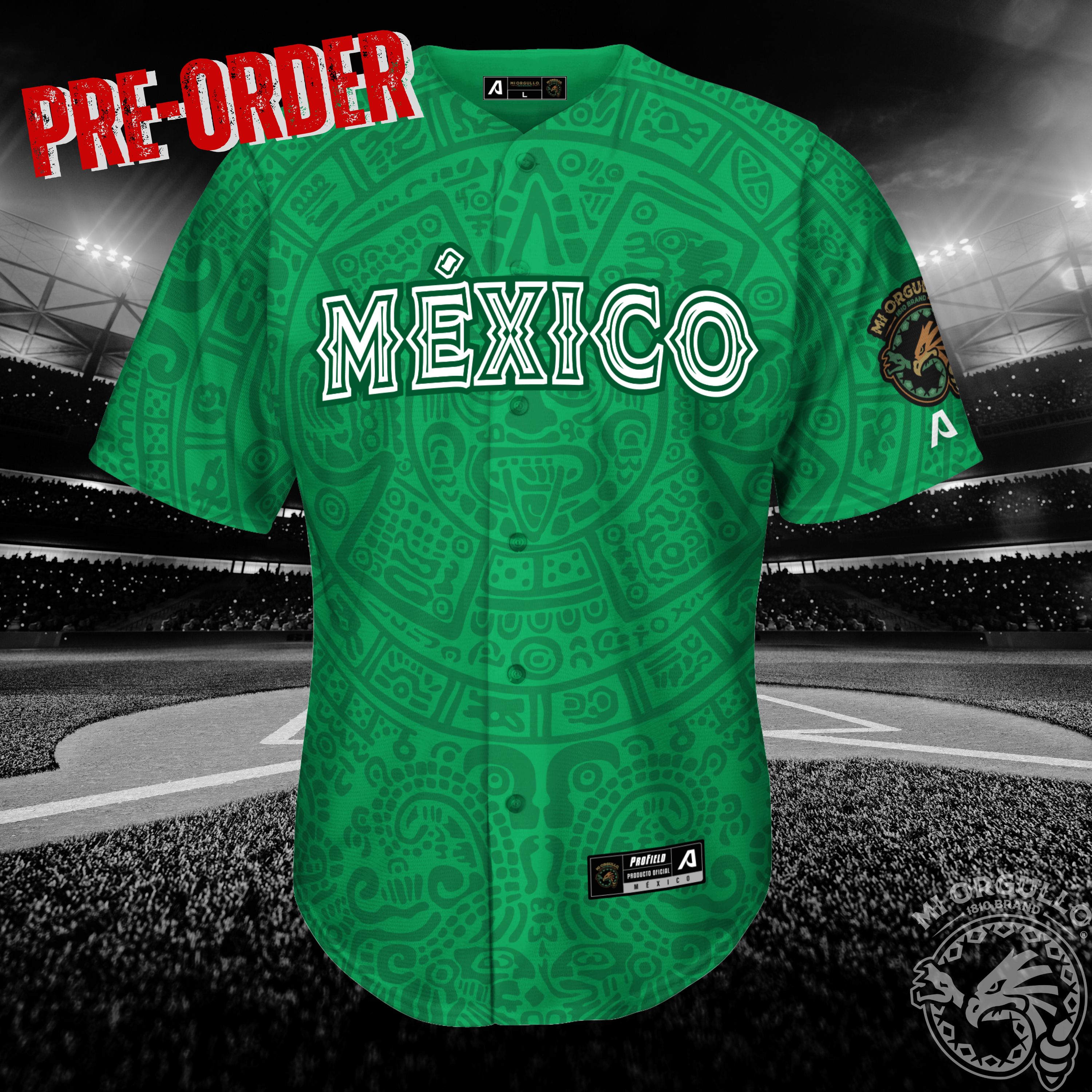 PRE-ORDER: MÉXICO AZTECA JERSEY – SHIPPING STARTS ON 08/28/25