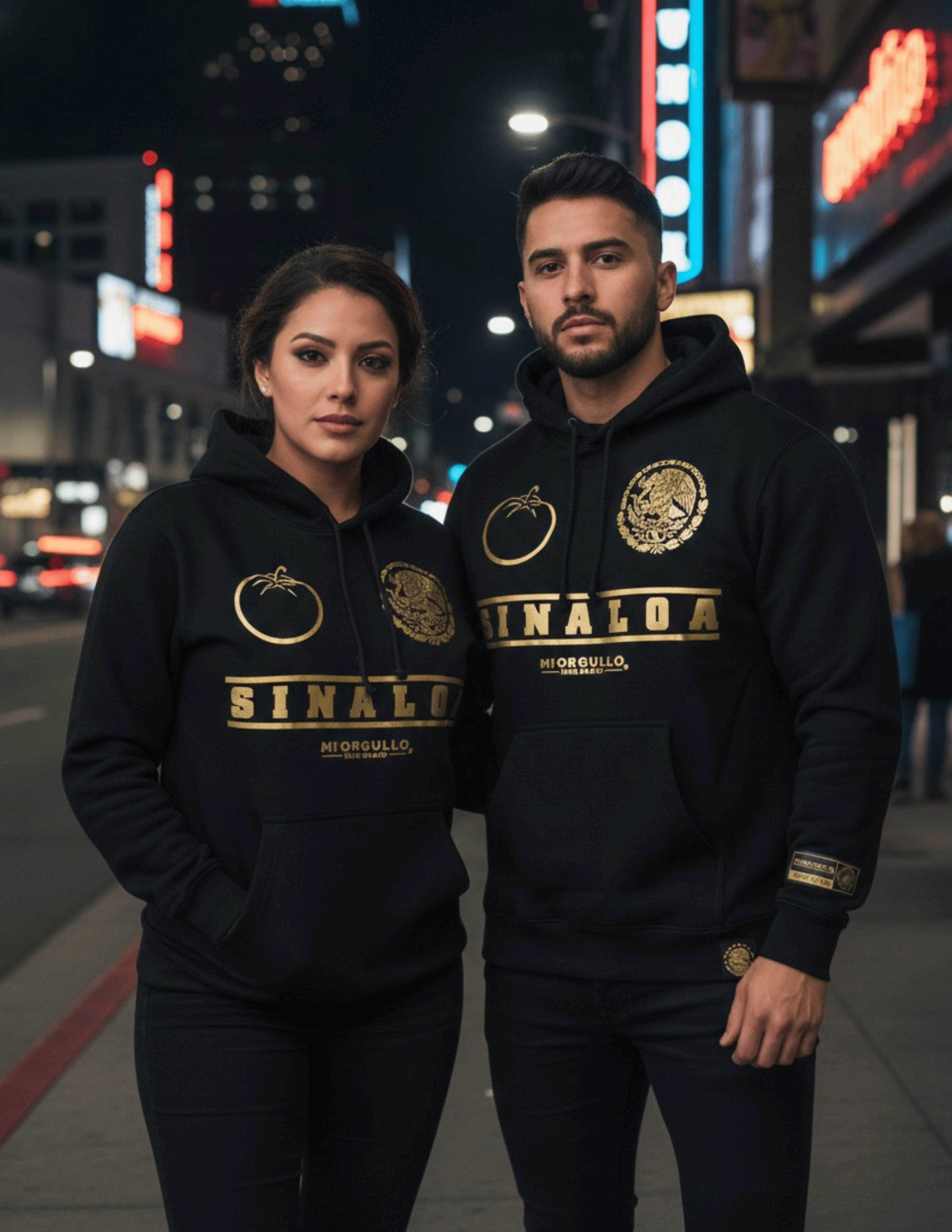 Sinaloa Hoodie – Premium Gold Print