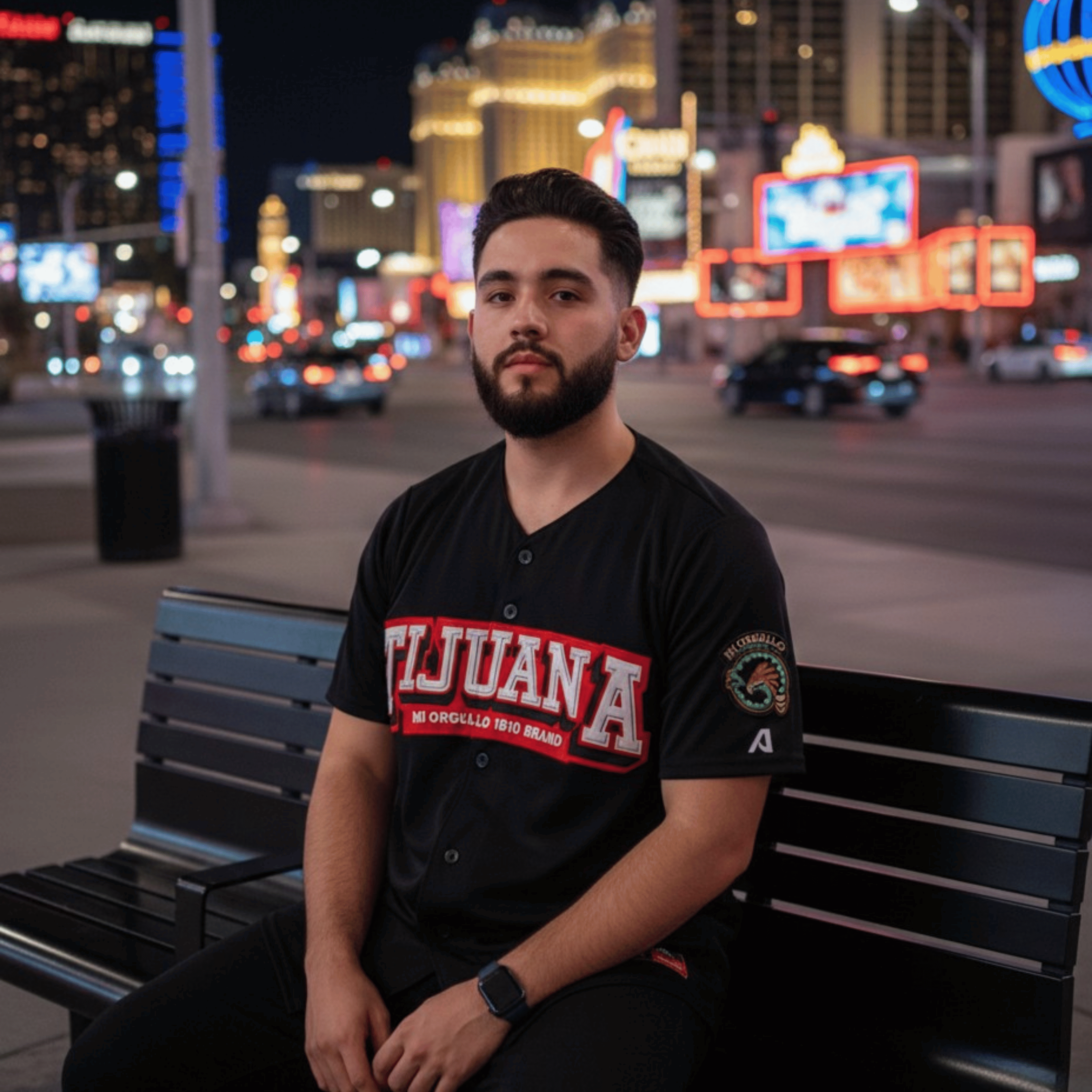 TIJUNA BLACK / RED  JERSEY