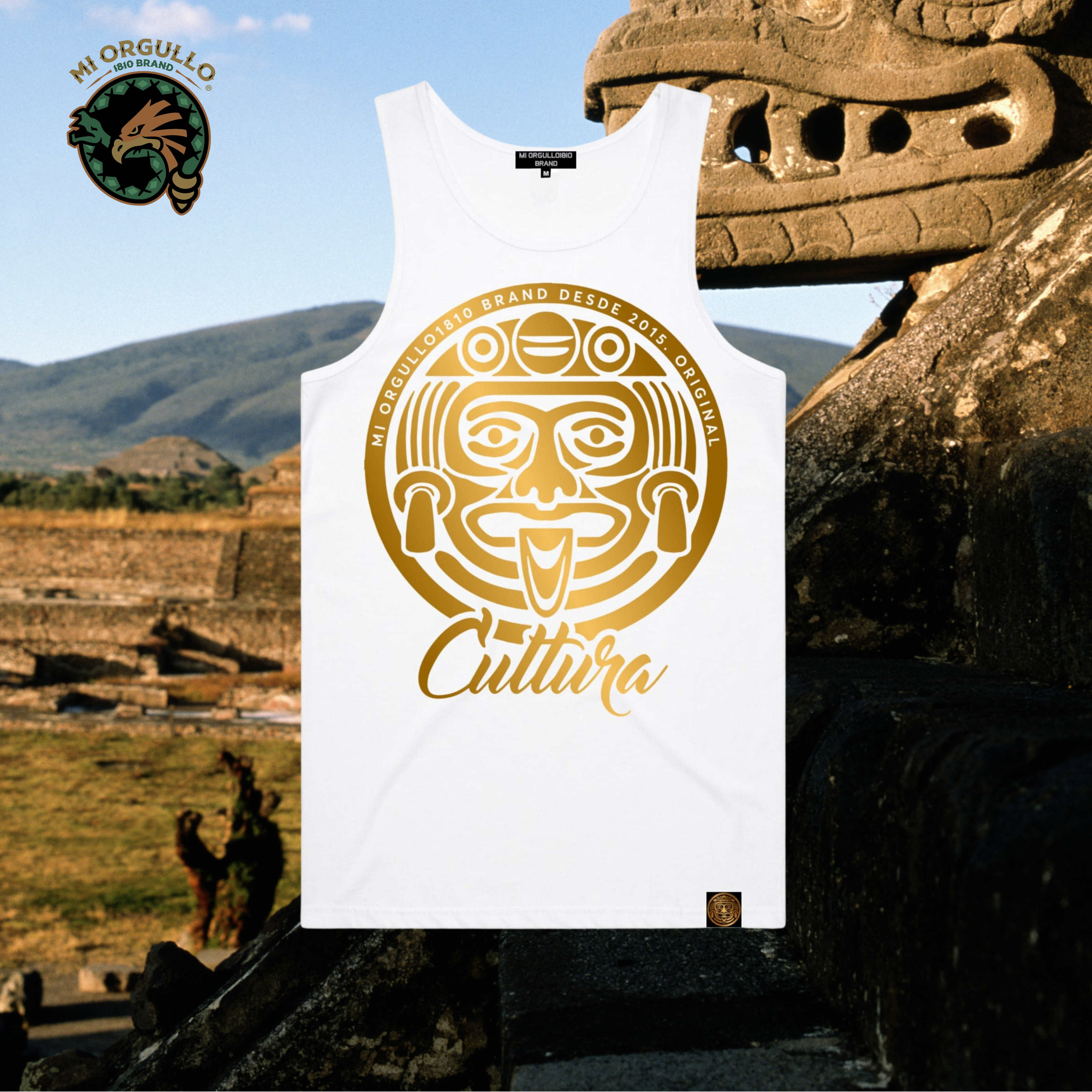 CULTURA WHITE TANK TOP