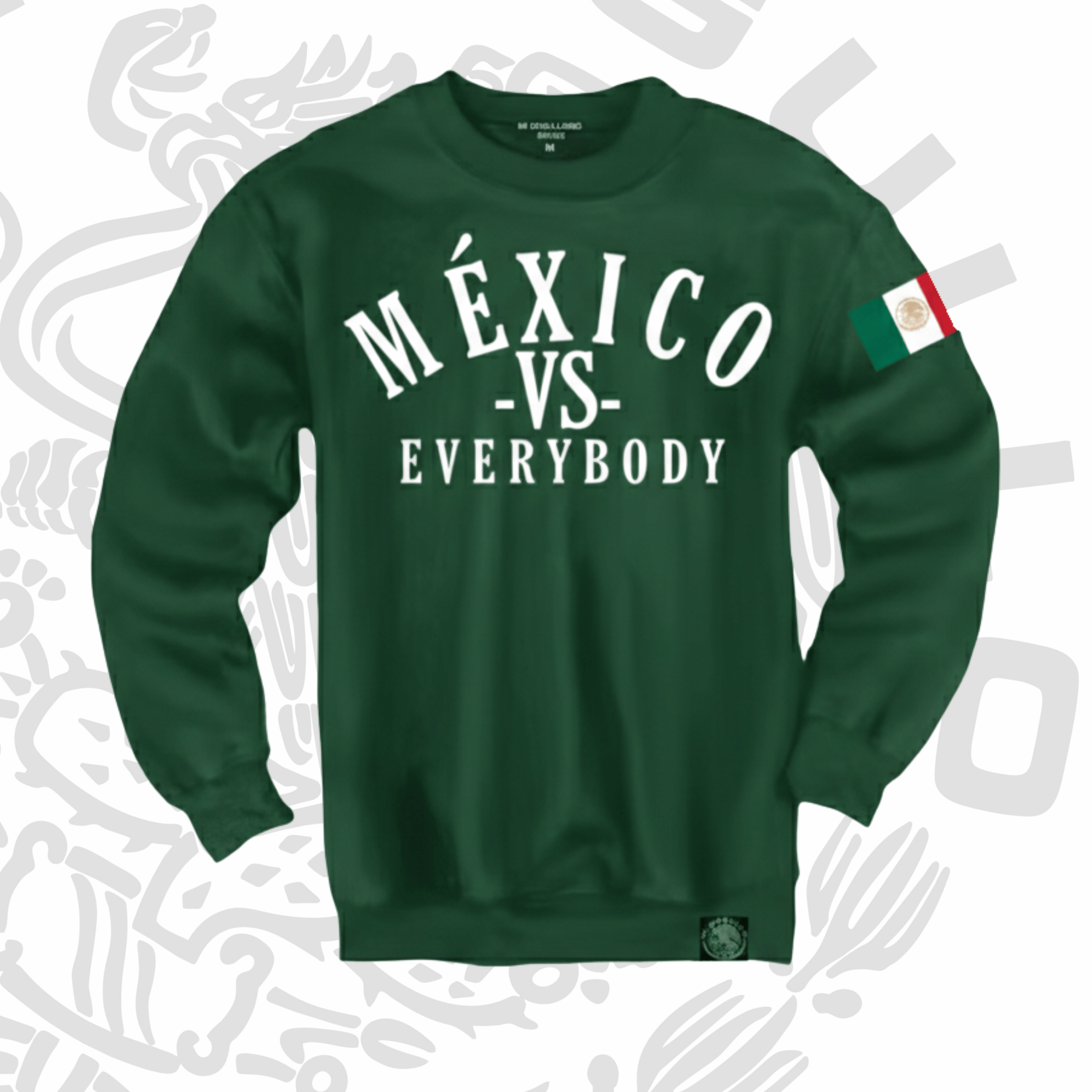 SUDADERA VERDE MÉXICO VS TODOS