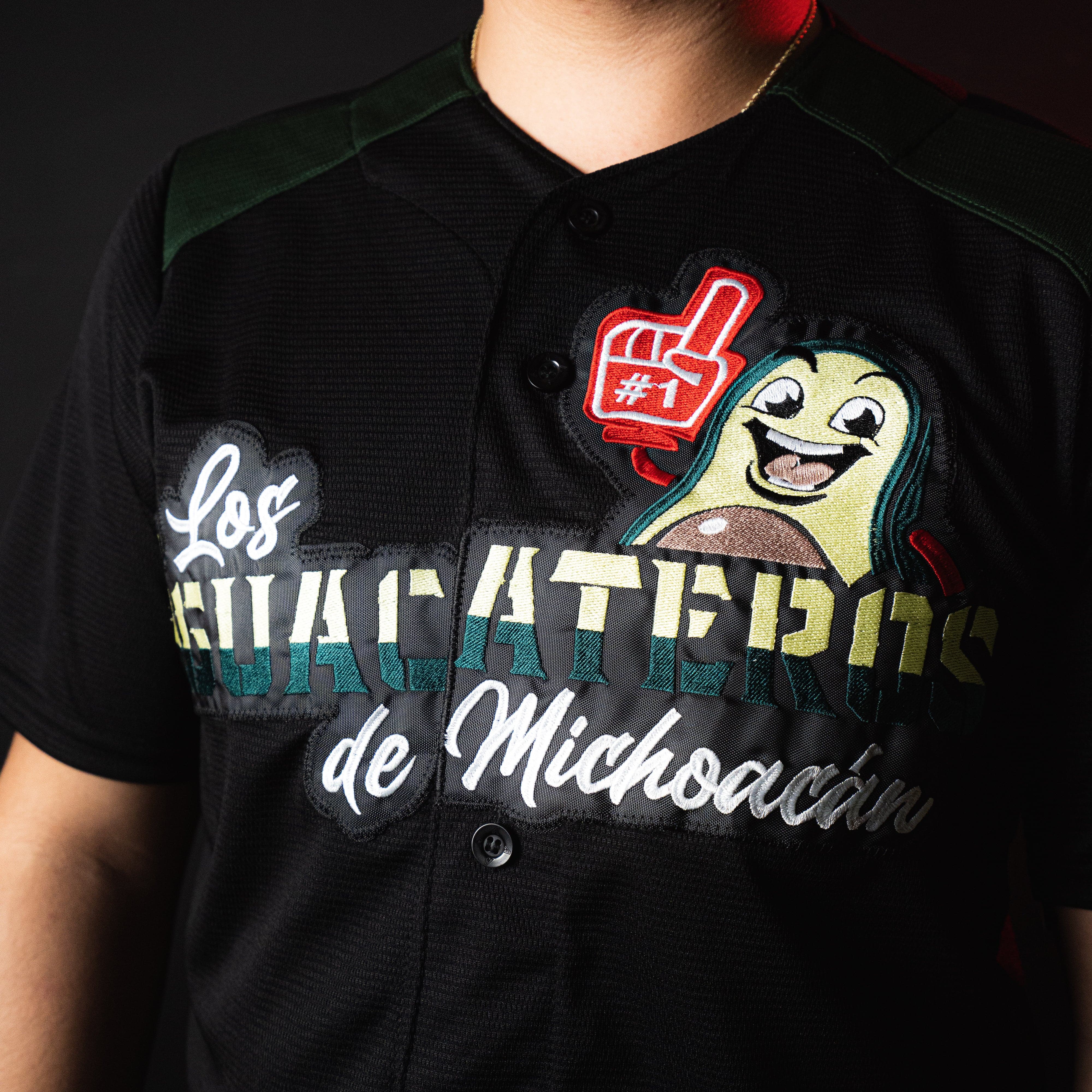 Los aguacateros de michoacan best sale baseball jersey