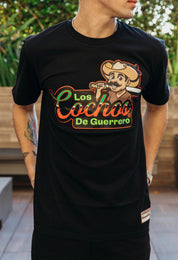 LOS COCHOS DE GUERRERO BLK T-SHIRT