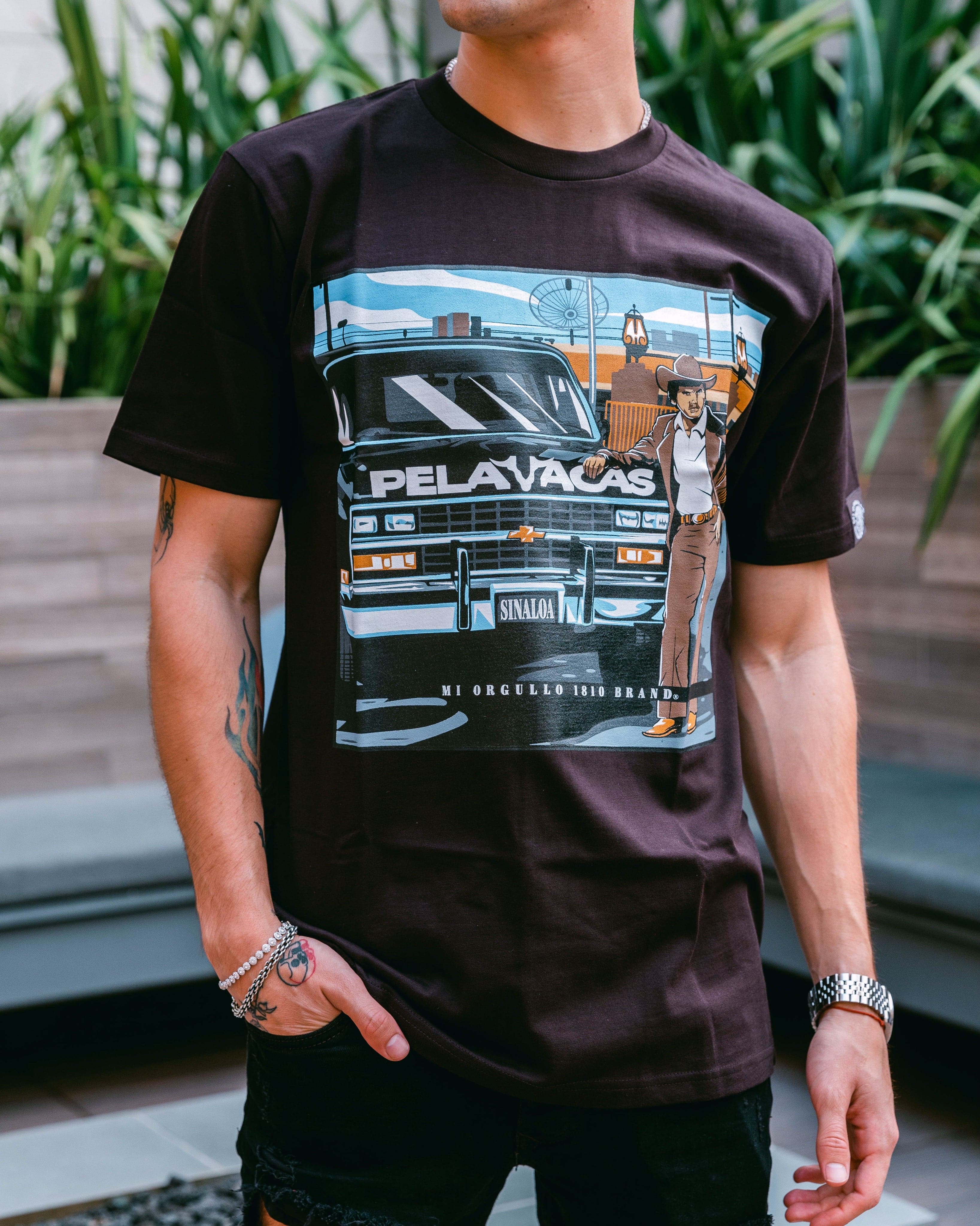 PELAVACAS BLACK T-SHIRT