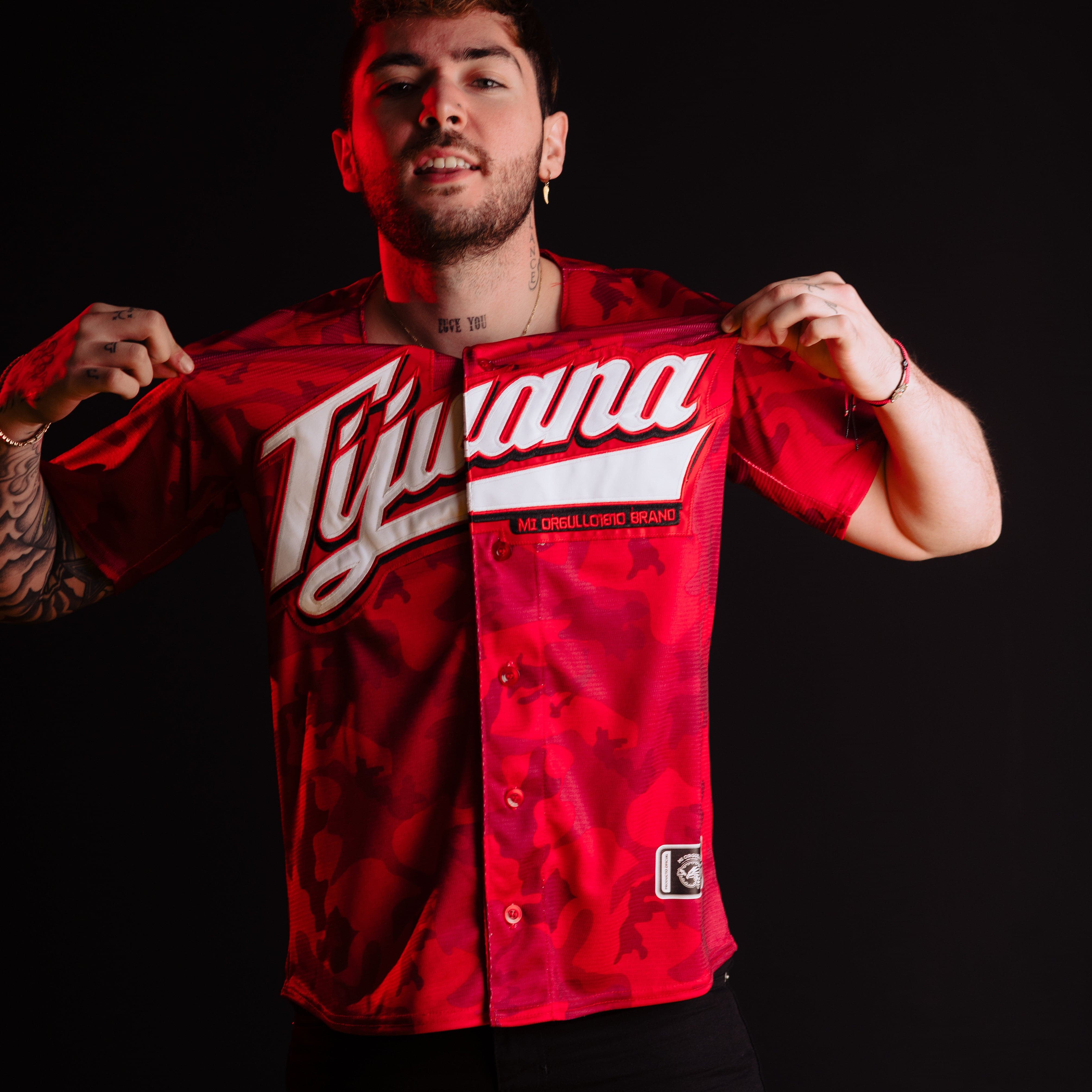 TIJUANA RED CAMO JERSEY
