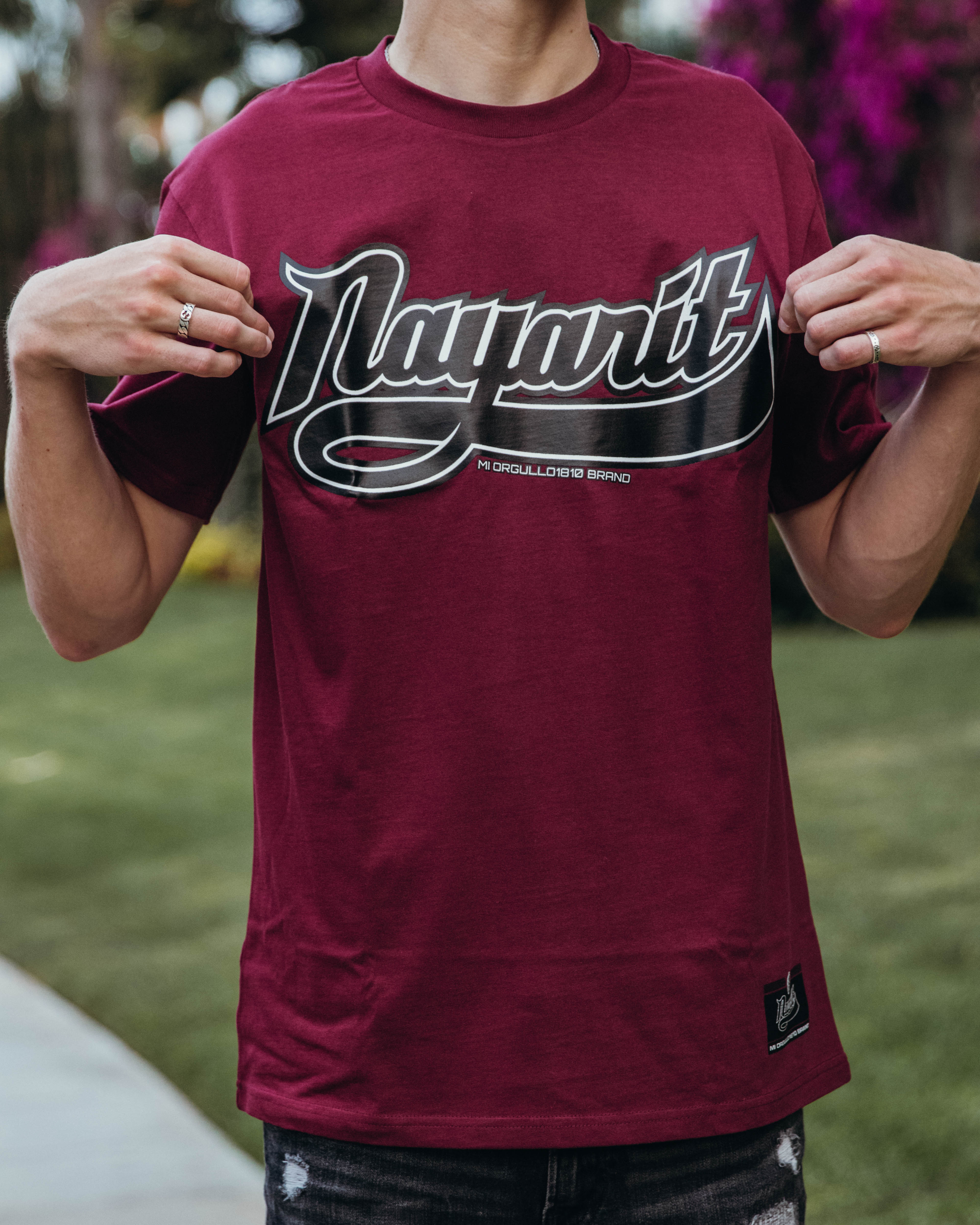 NAYARIT T-SHIRT (BURGANDY)