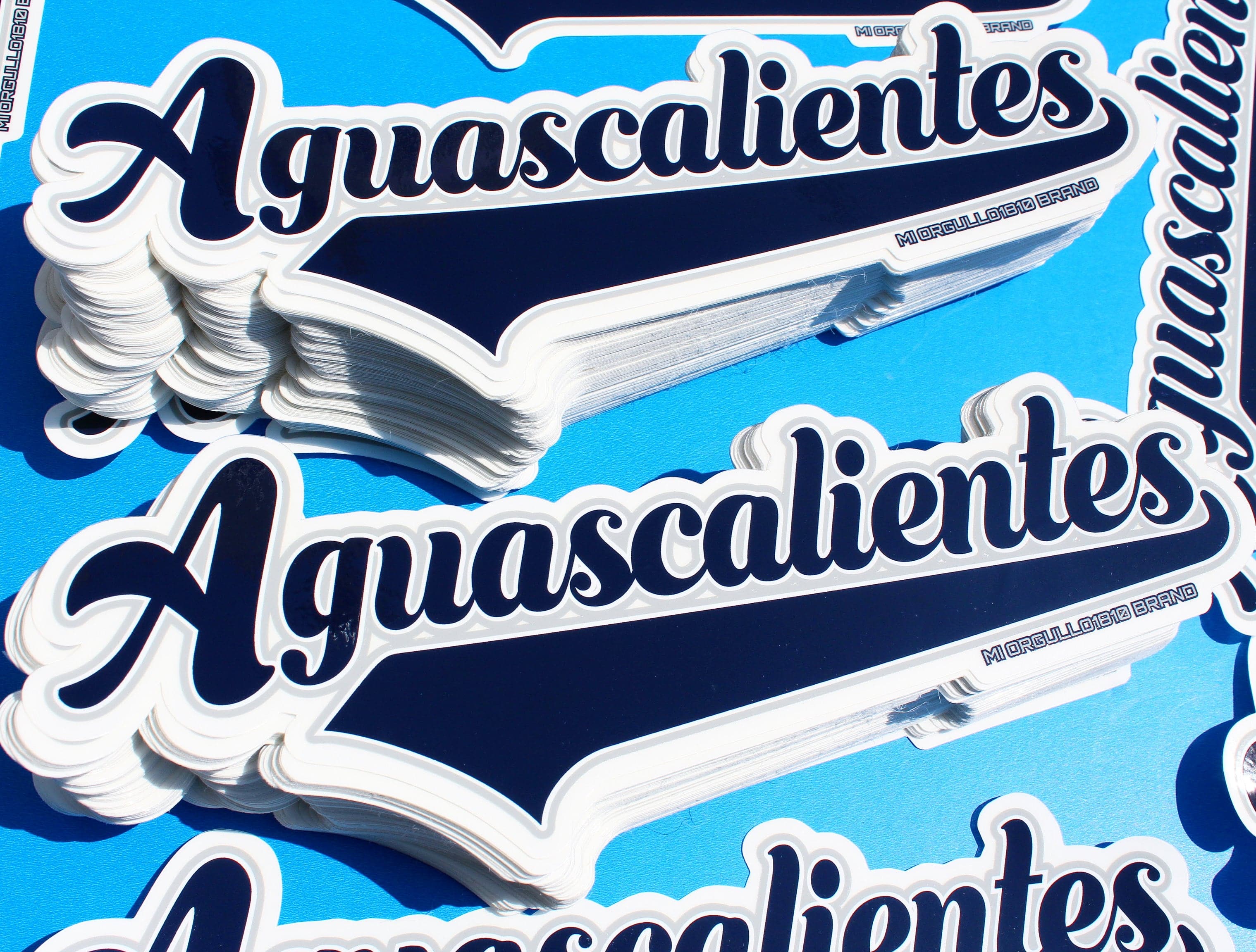 AGUASCALIENTES STICKERS (NAVY/BLUE)