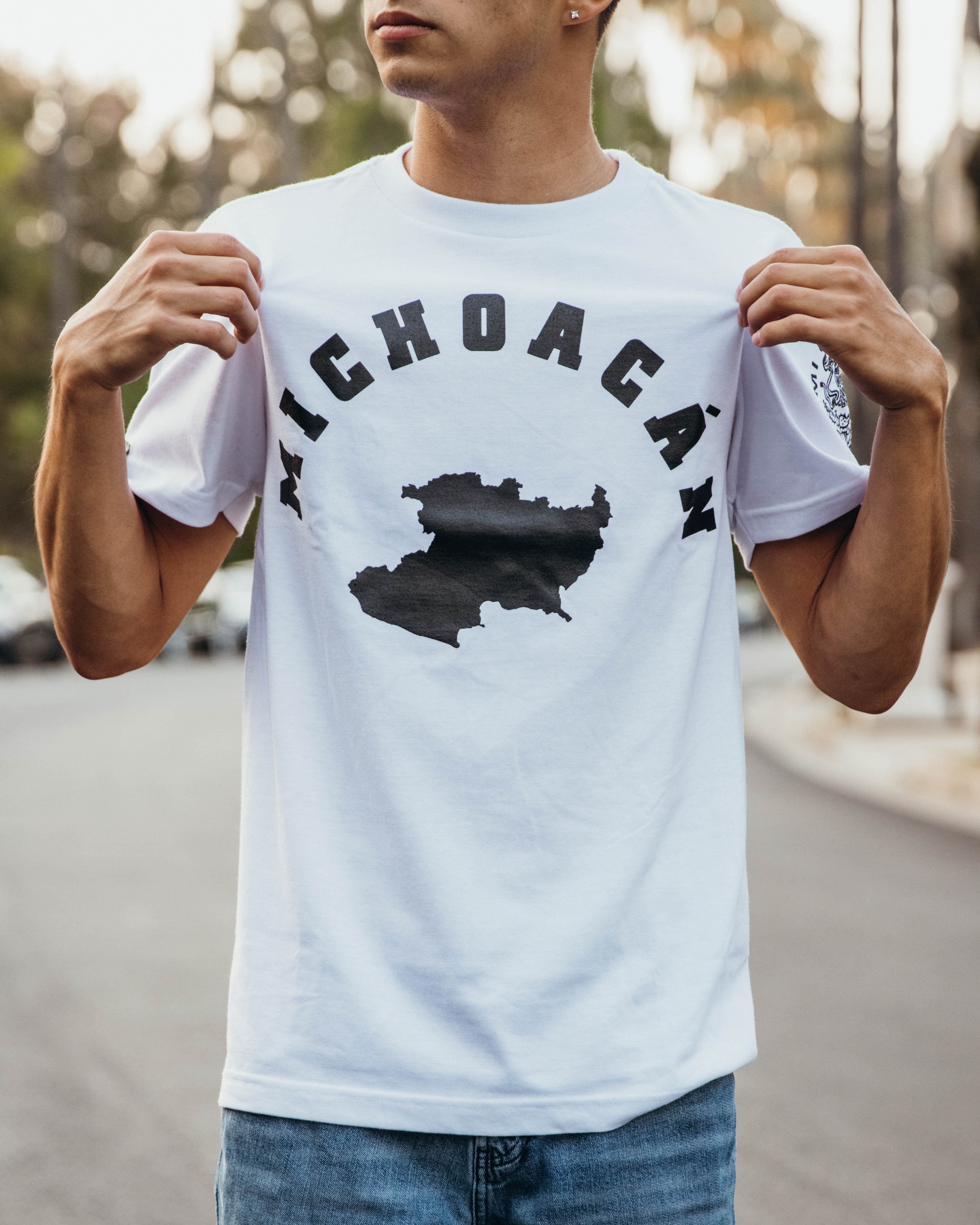 ESTADO DE MICHOACÁN WHITE T-SHIRT