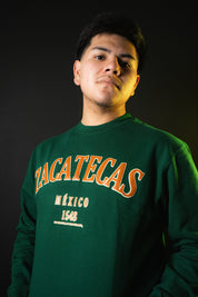 ZACATECAS UNIVERSITY GREEN SWEATSHIRT