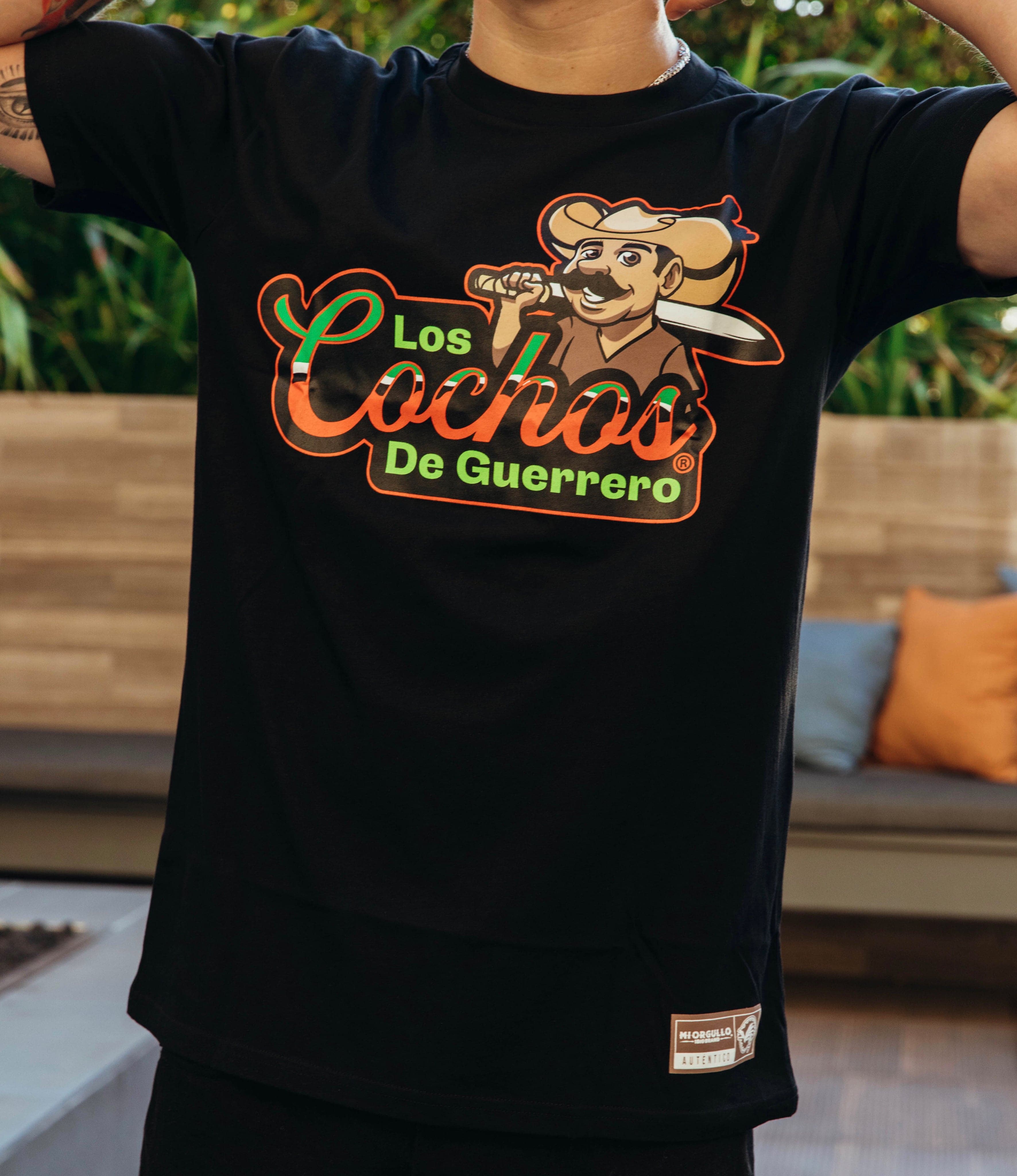 LOS COCHOS DE GUERRERO BLK T-SHIRT