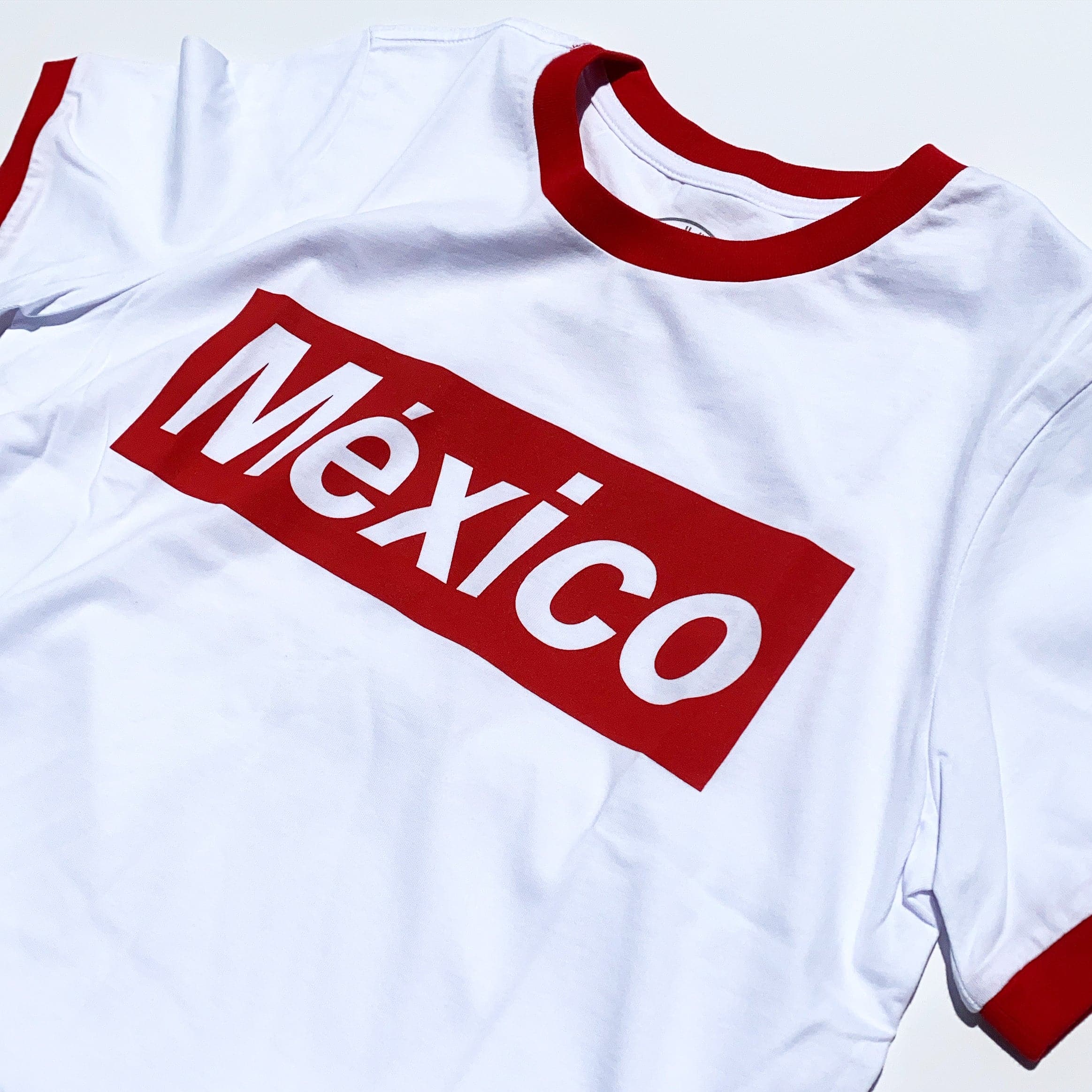 México Women Tee (White/Red)