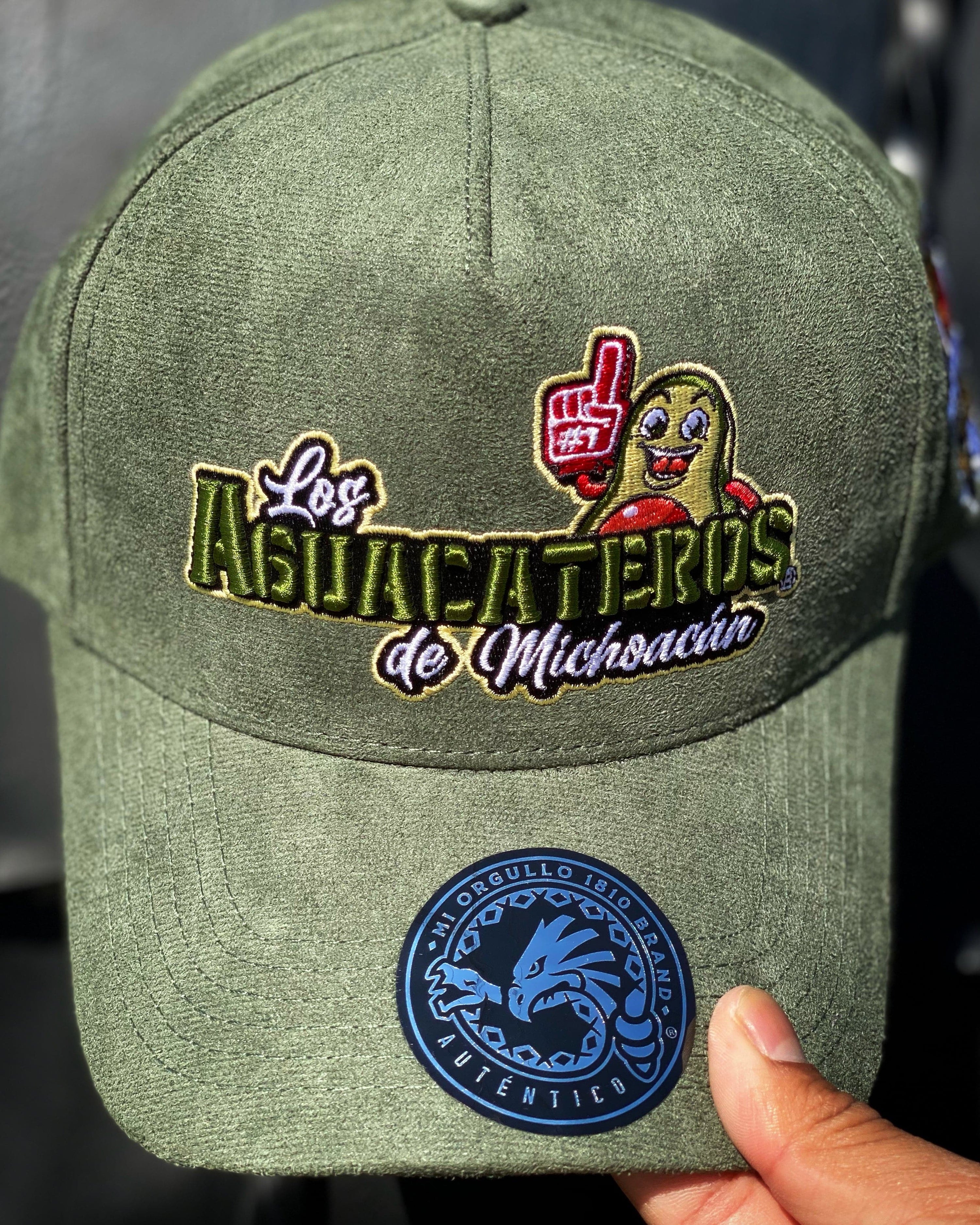 Los Aguacateros De Michoacan Hat Black Mesh Snapback