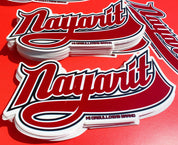 NAYARIT STICKERS (BURGANDY)