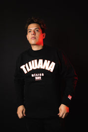 TIJUANA UNIVERSITY BLK SWEATSHIRT