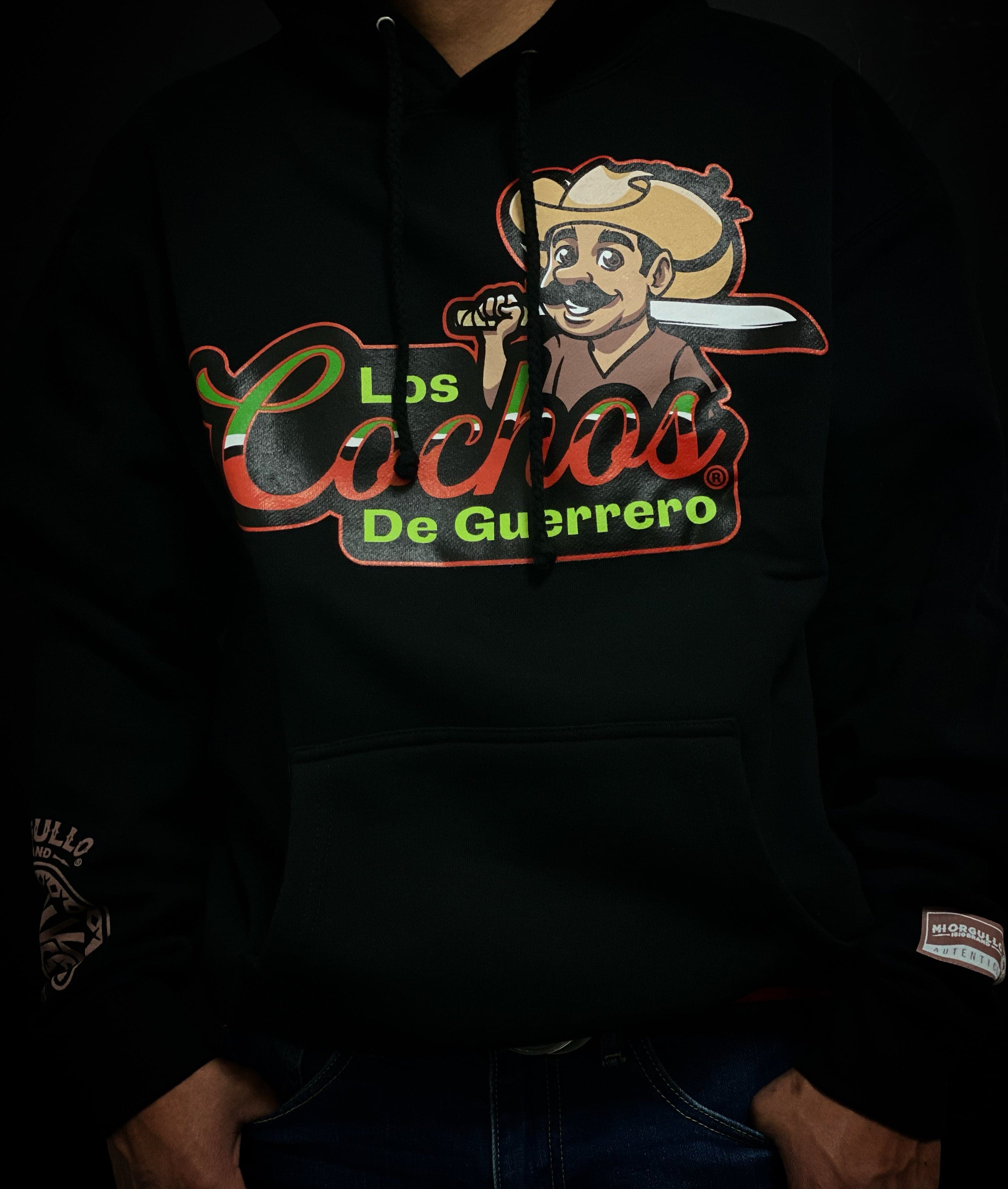 LOS COCHOS DE GUERRERO BLK HOODIE