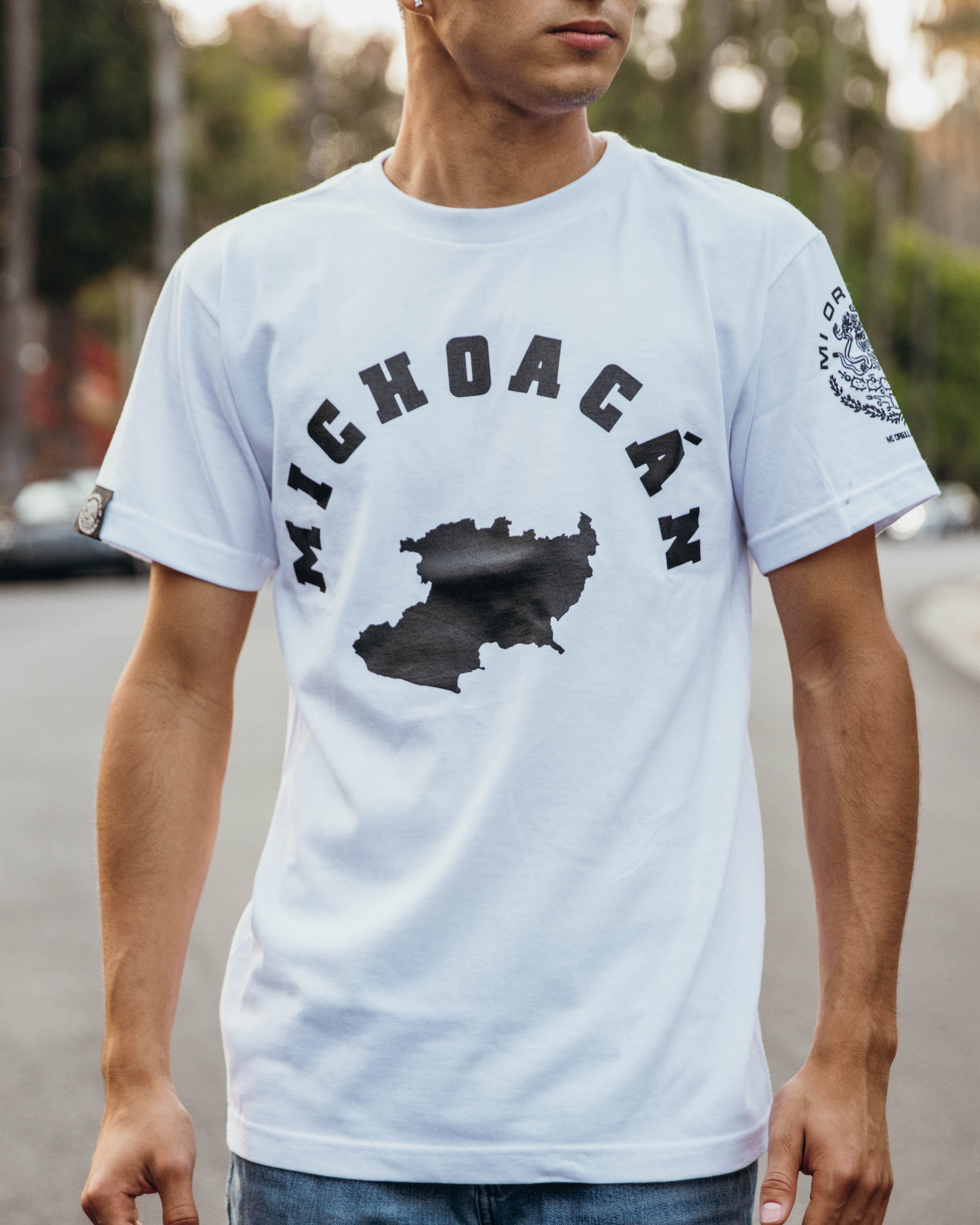 ESTADO DE MICHOACÁN WHITE T-SHIRT