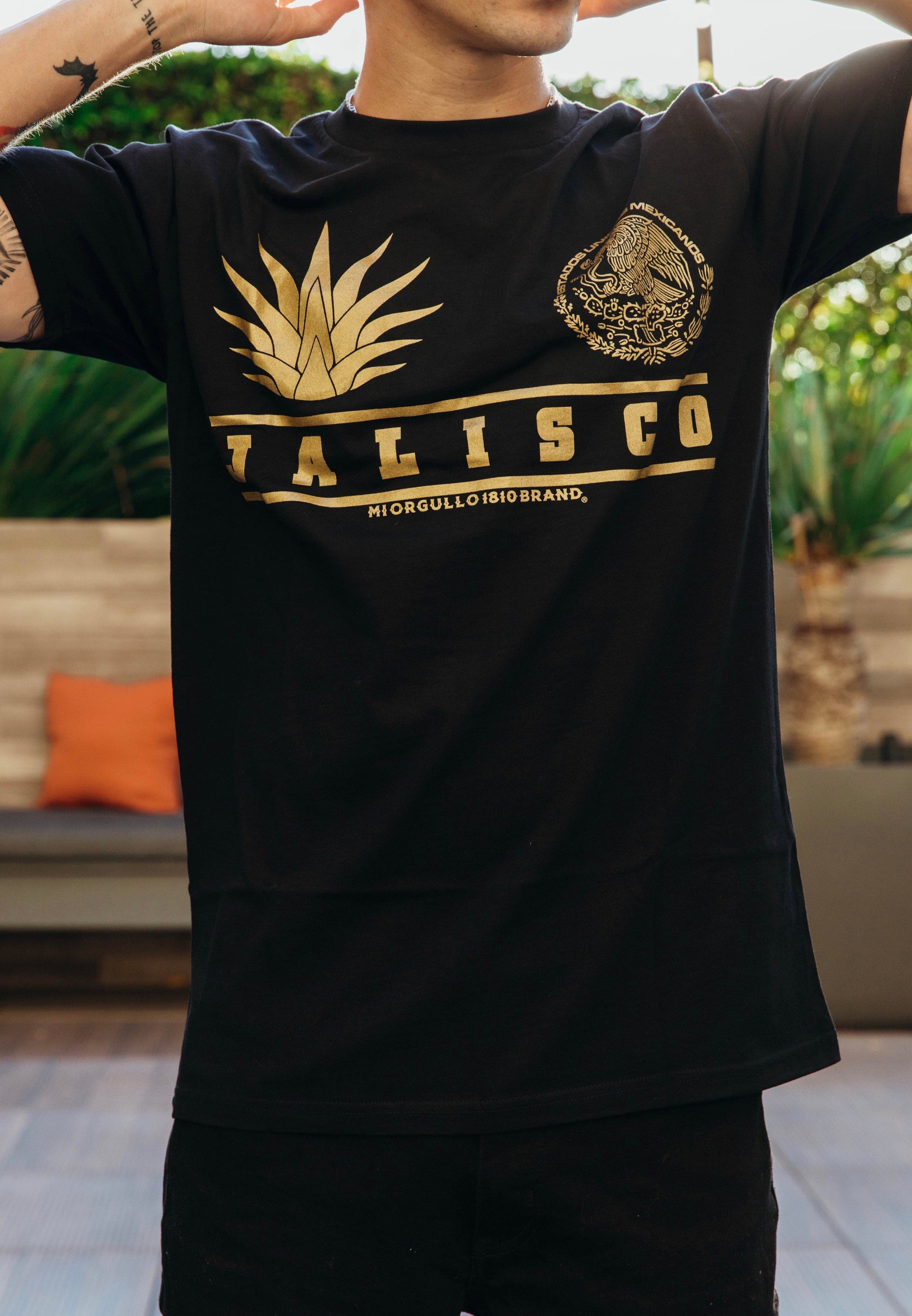 JALISCO AGAVE CLASSIC BLK T-SHIRT