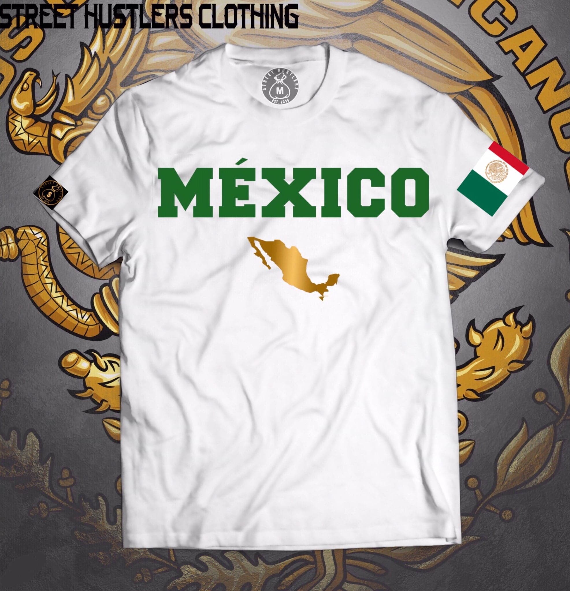 México Lindo T-shirt (White/Green)