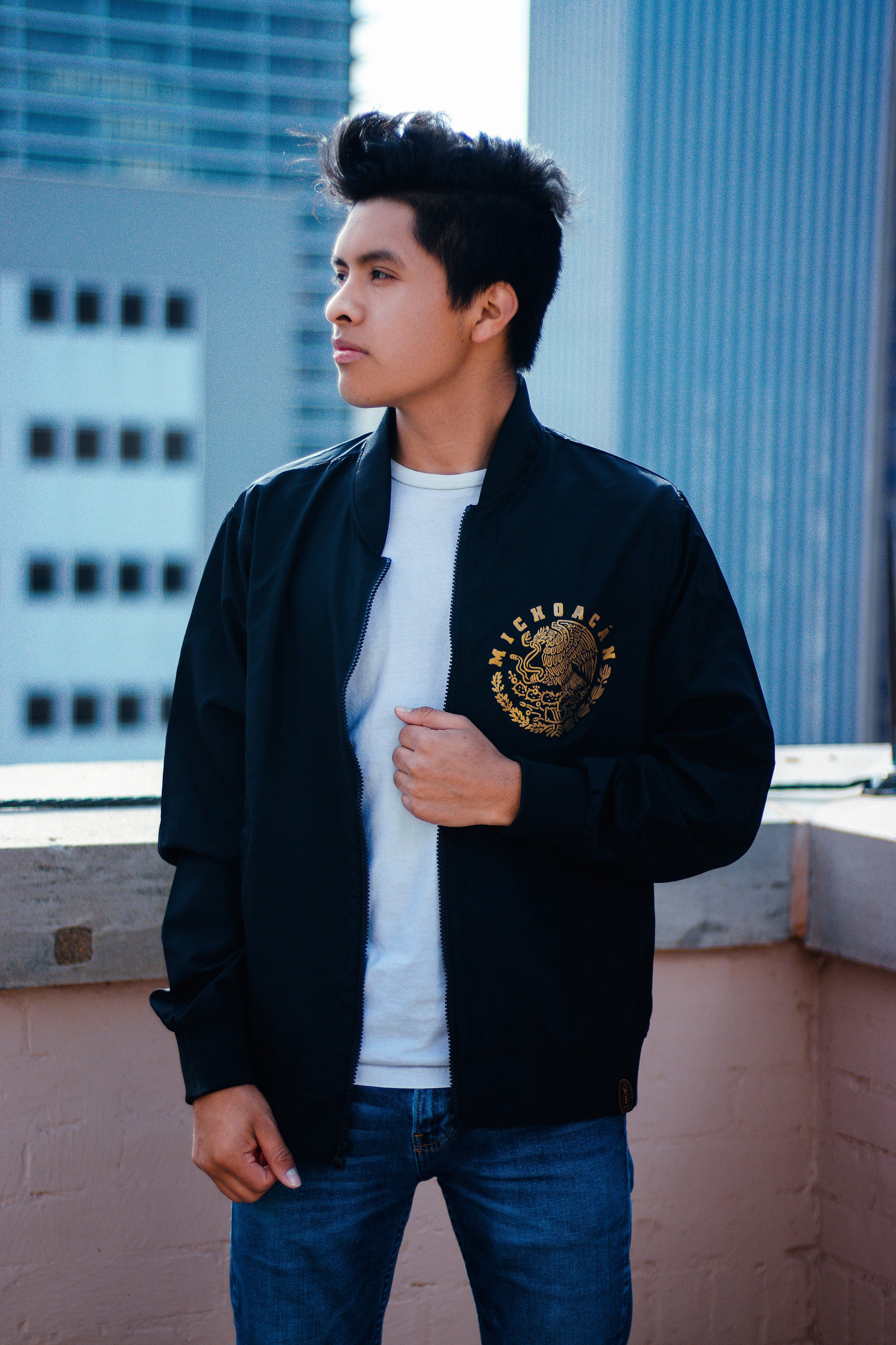 MICHOACÁN MENS BOMBER JACKET