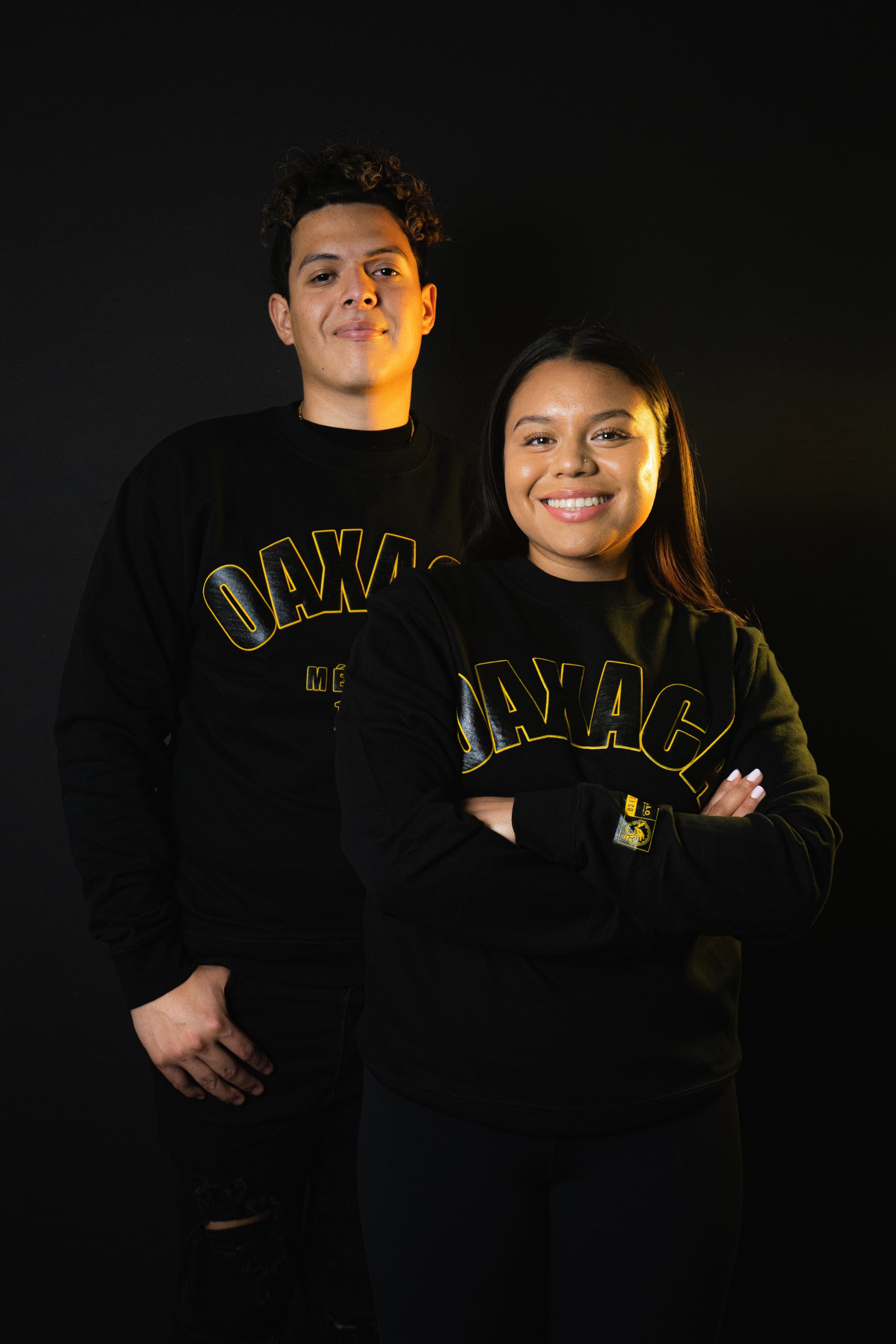 OAXACA UNIVERSITY BLK SWEATSHIRT