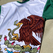 TRICOLOR MENS WHITE T SHIRT - DRI FIT