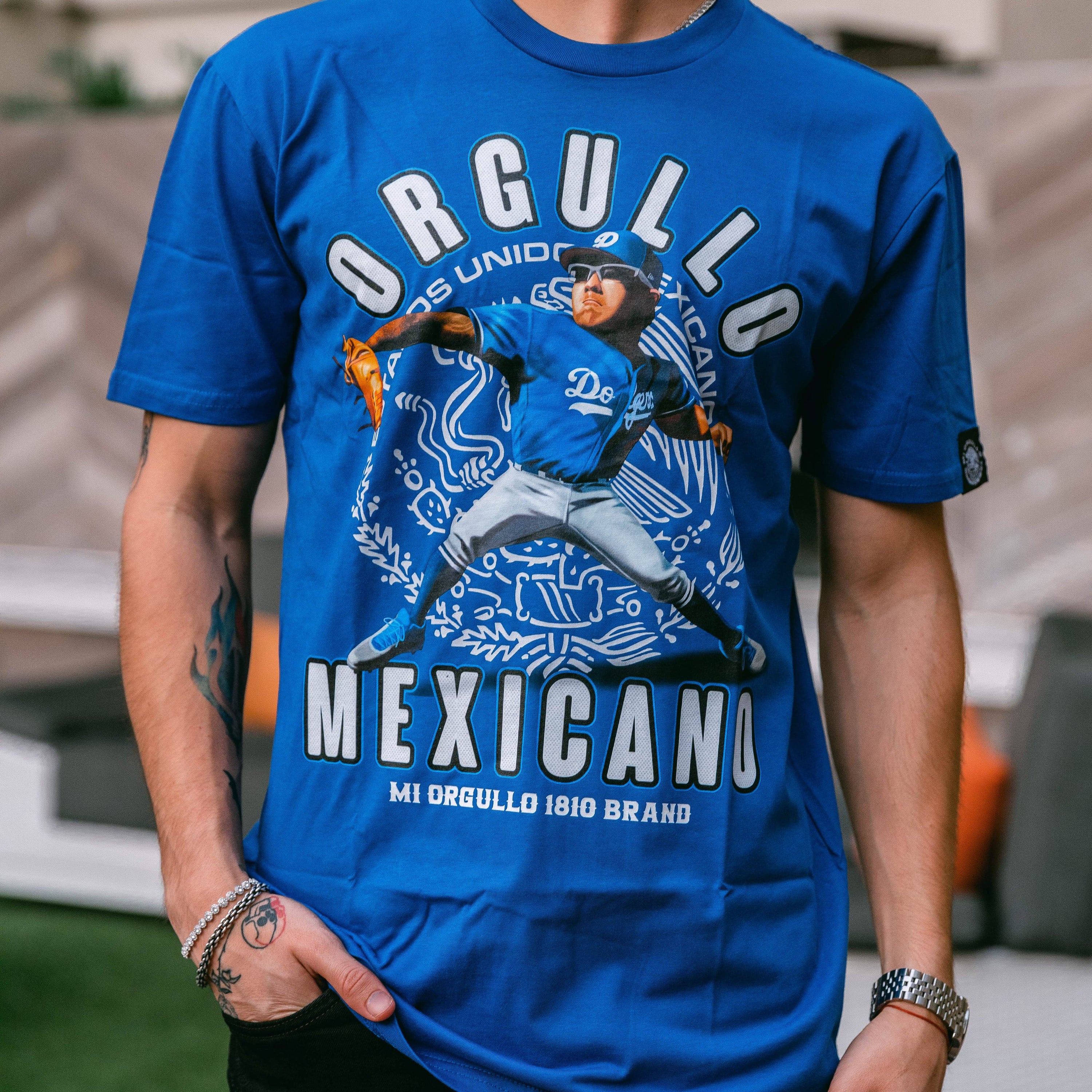 ORGULLO MEXICANO ROYAL BLUE T-SHIRT