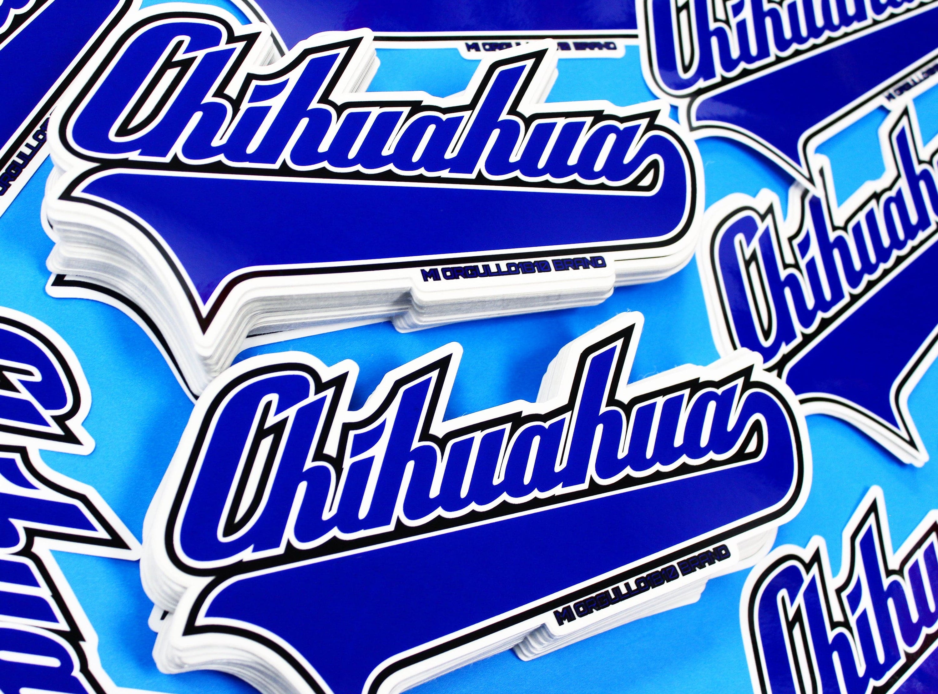 CHIHUAHUA STICKERS (BLUE)