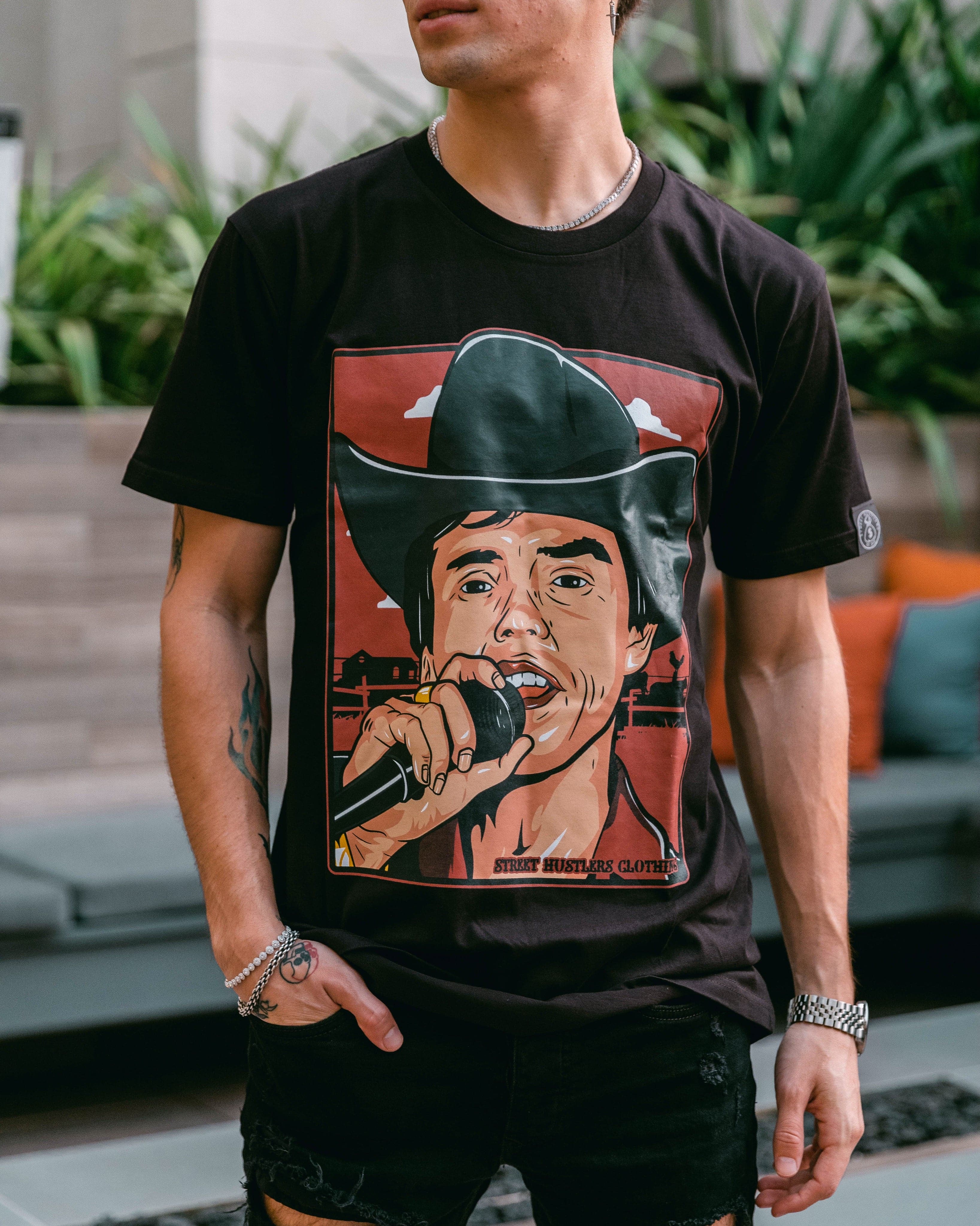 CHALINO BLACK T-SHIRT