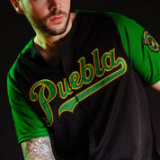 PUEBLA BLACK/GREEN JERSEY