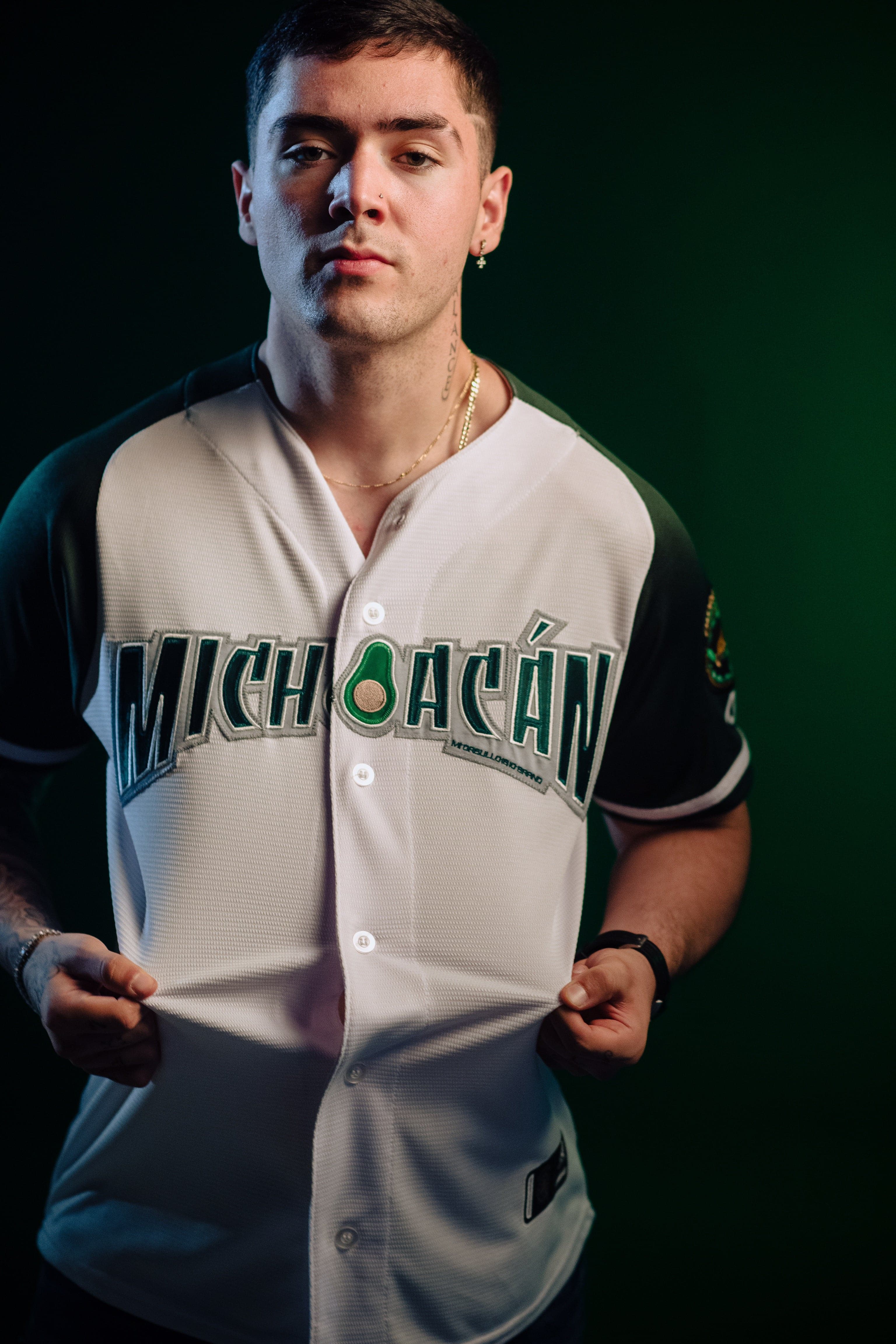 AGUACATEROS DE MICHOACAN  WHITE/GREEN JERSEY