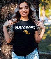 NAYARIT MÉXICO BLK WOMEN T-SHIRT