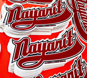 NAYARIT STICKERS (BURGANDY)