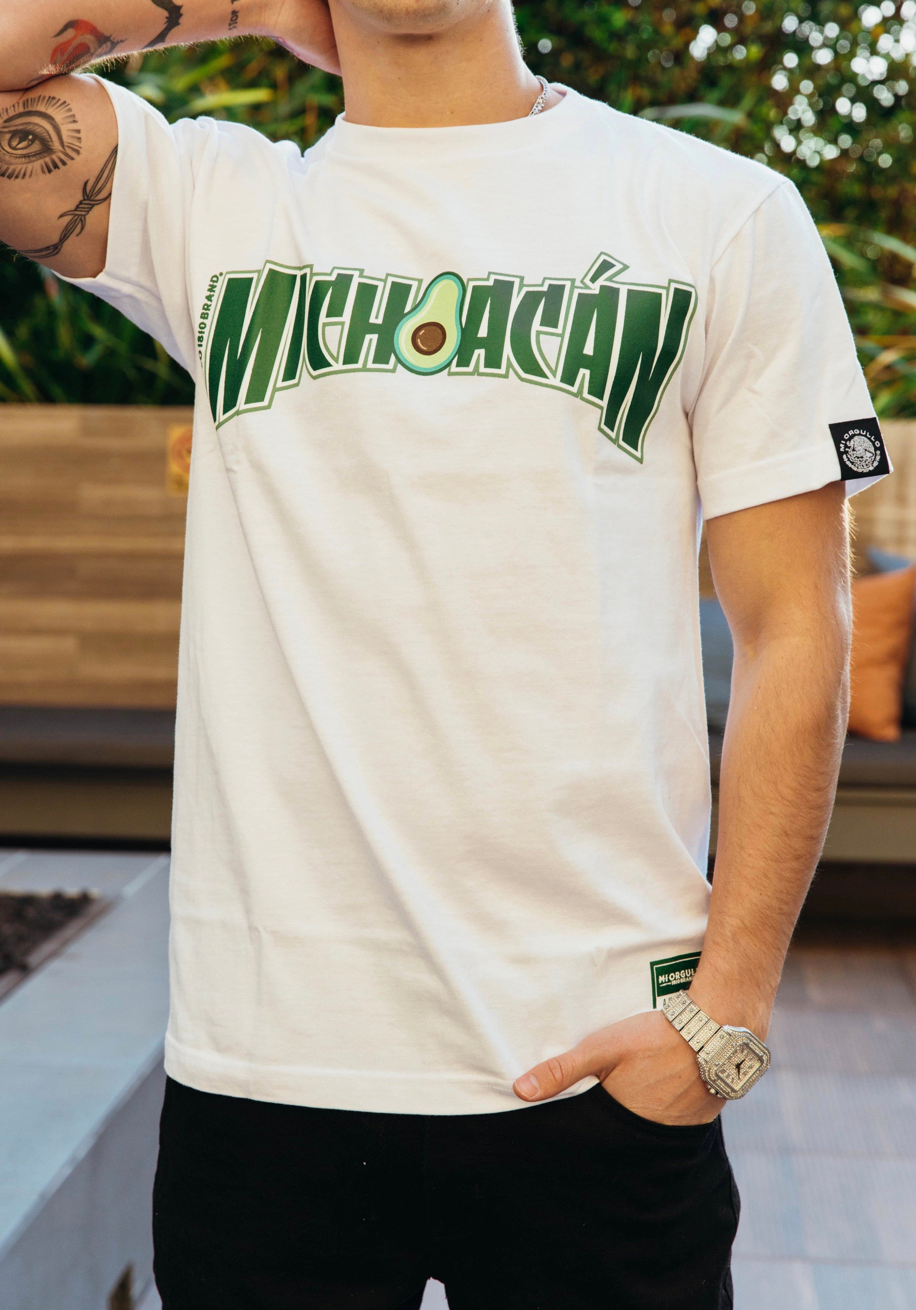 Mi ORGULLO1810 Brand Aguacateros de Michoacan White/Green Jersey 4XL