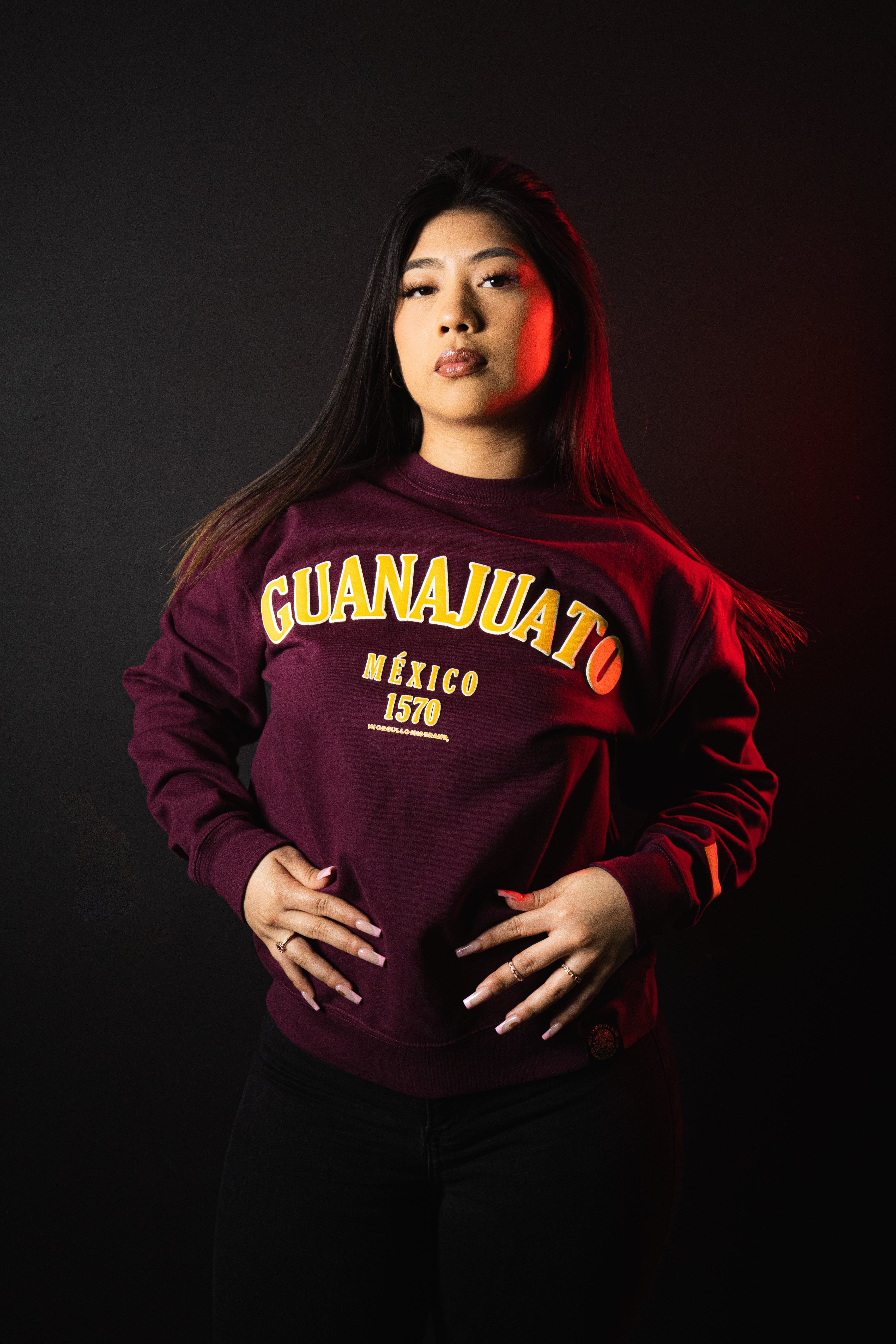 GUANAJUATO UNIVERSITY MAROON SWEATSHIRT