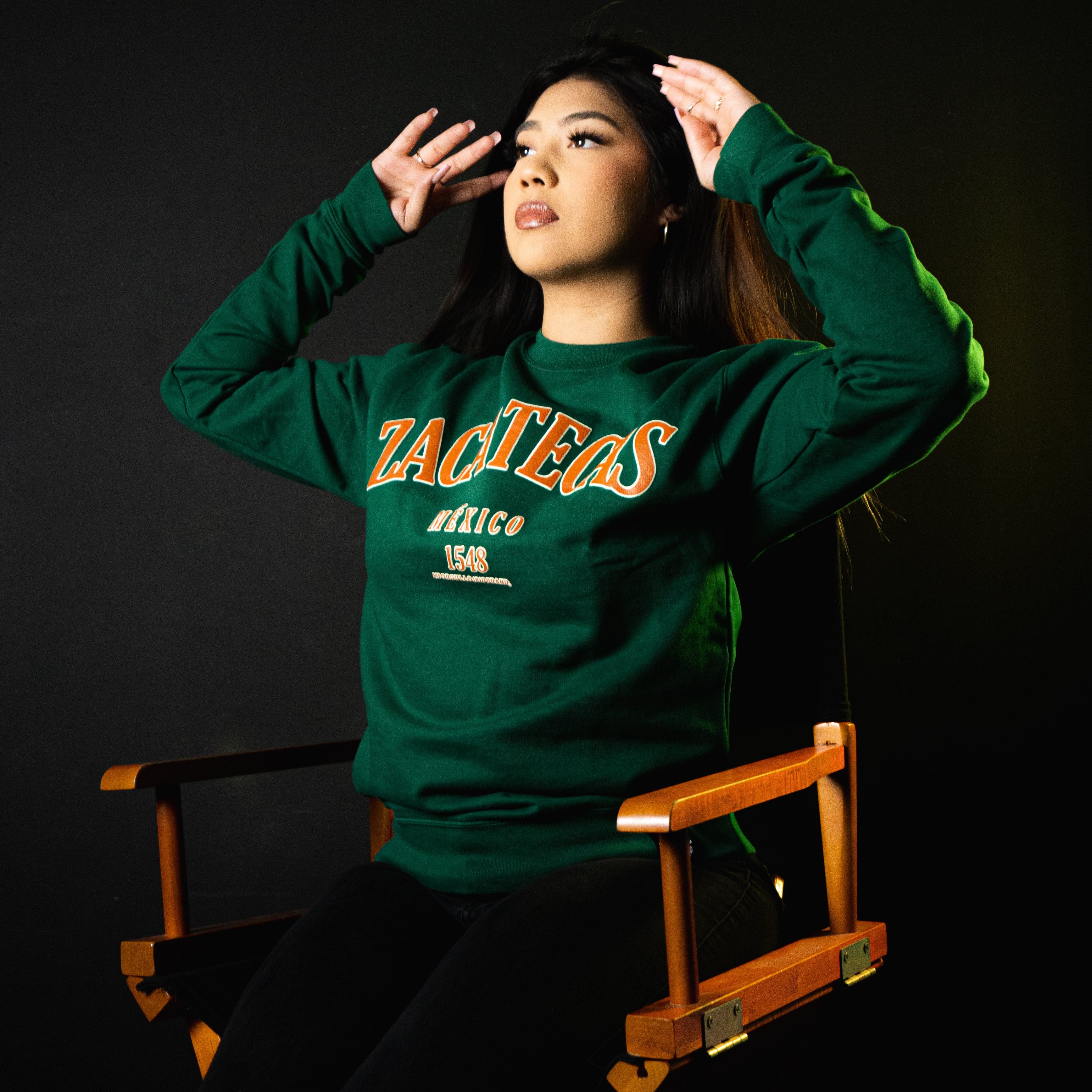 ZACATECAS UNIVERSITY GREEN SWEATSHIRT