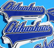 CHIHUAHUA STICKERS (BLUE)