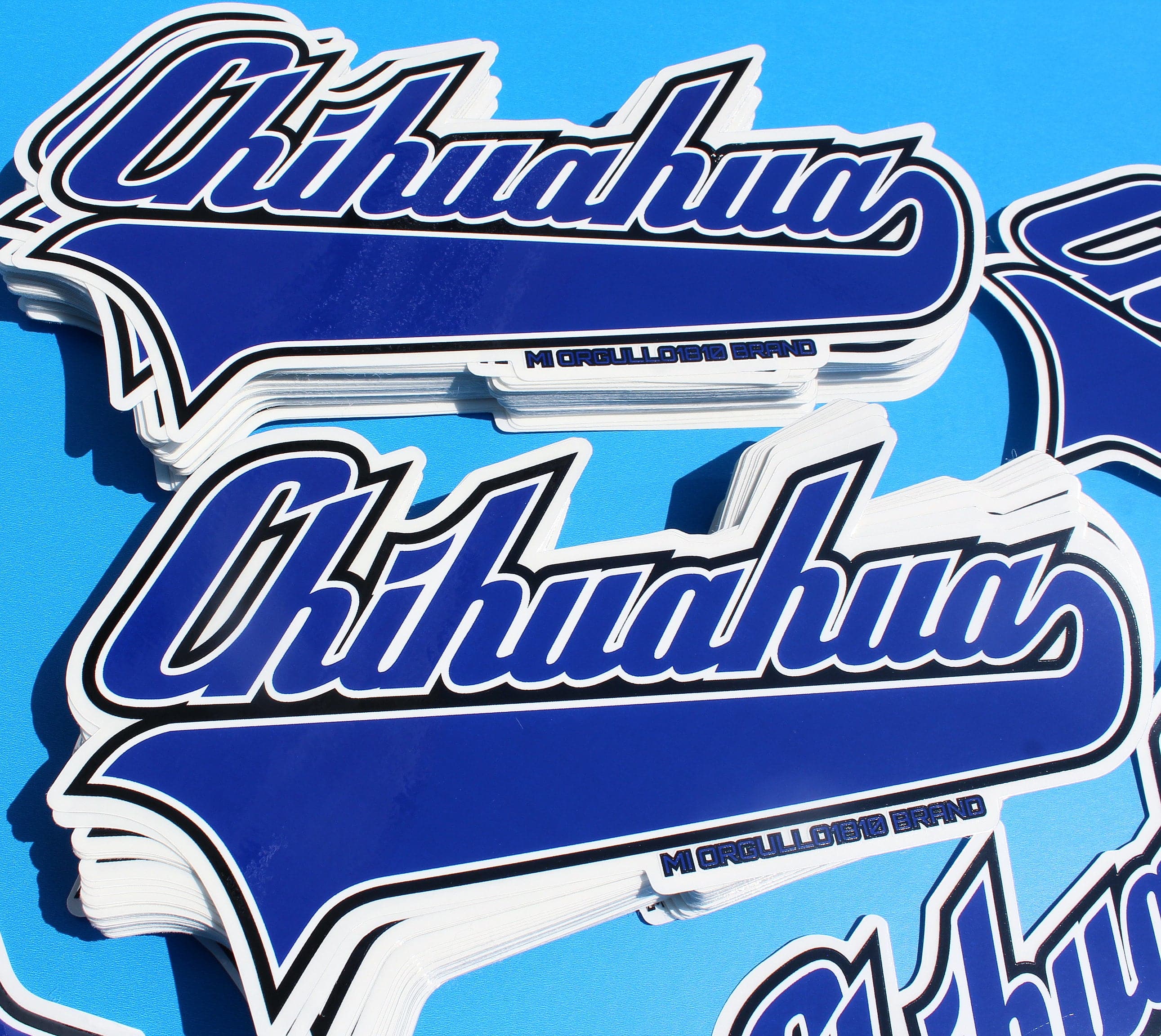 CHIHUAHUA STICKERS (BLUE)