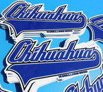 CHIHUAHUA STICKERS (BLUE)