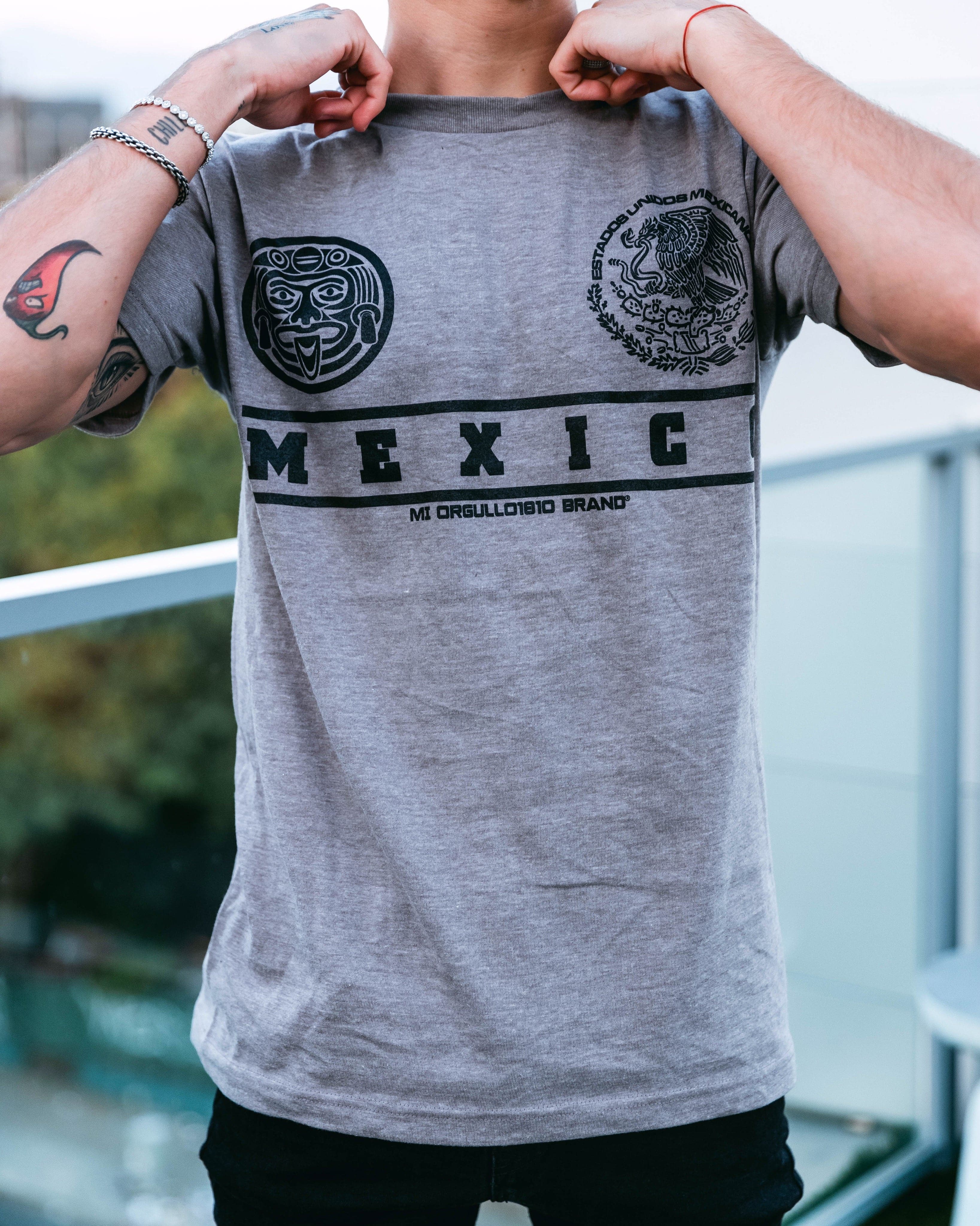 MI PATRIA HEATHER GREY T-SHIRT