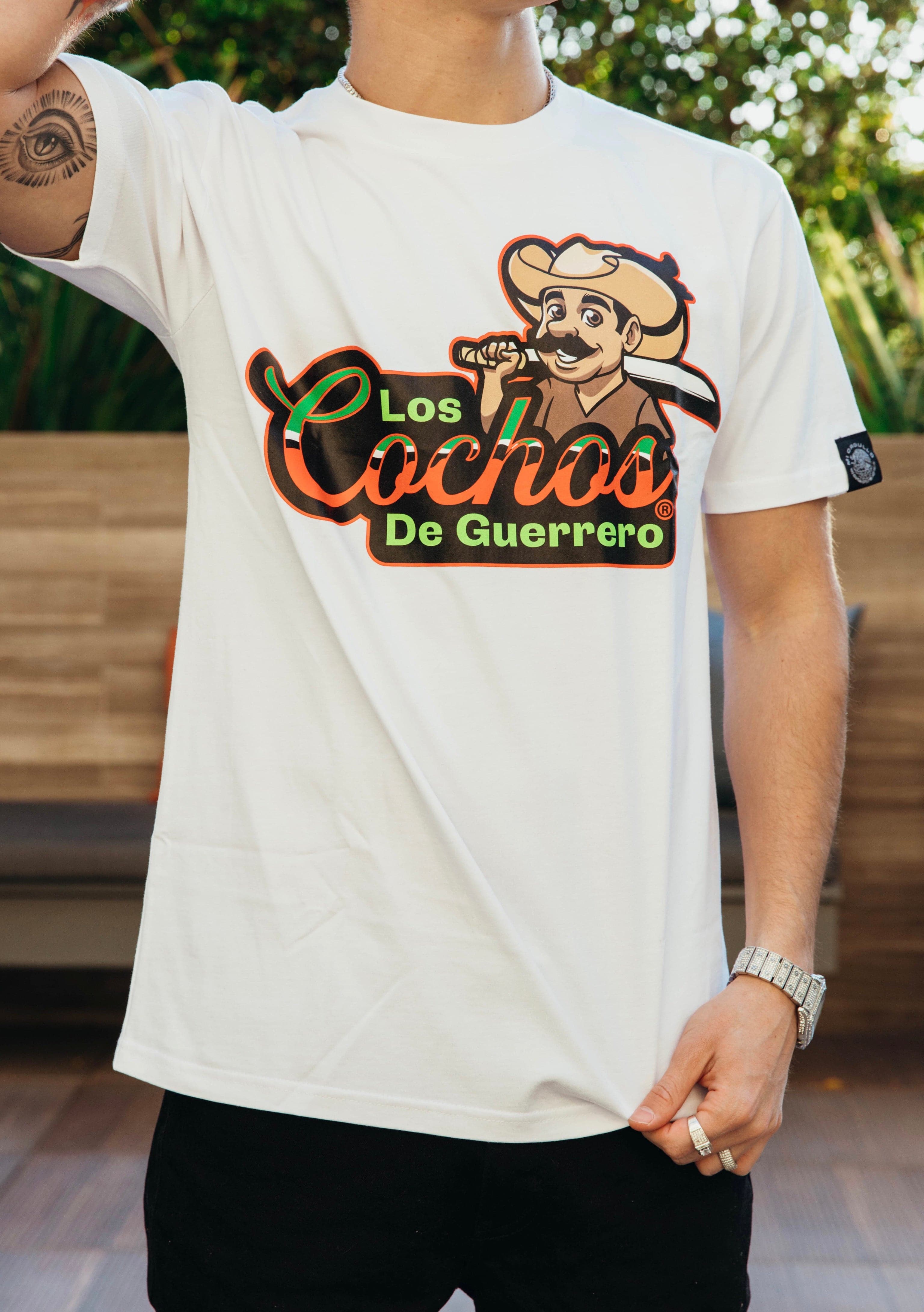 LOS COCHOS DE GUERRERO WHITE T-SHIRT