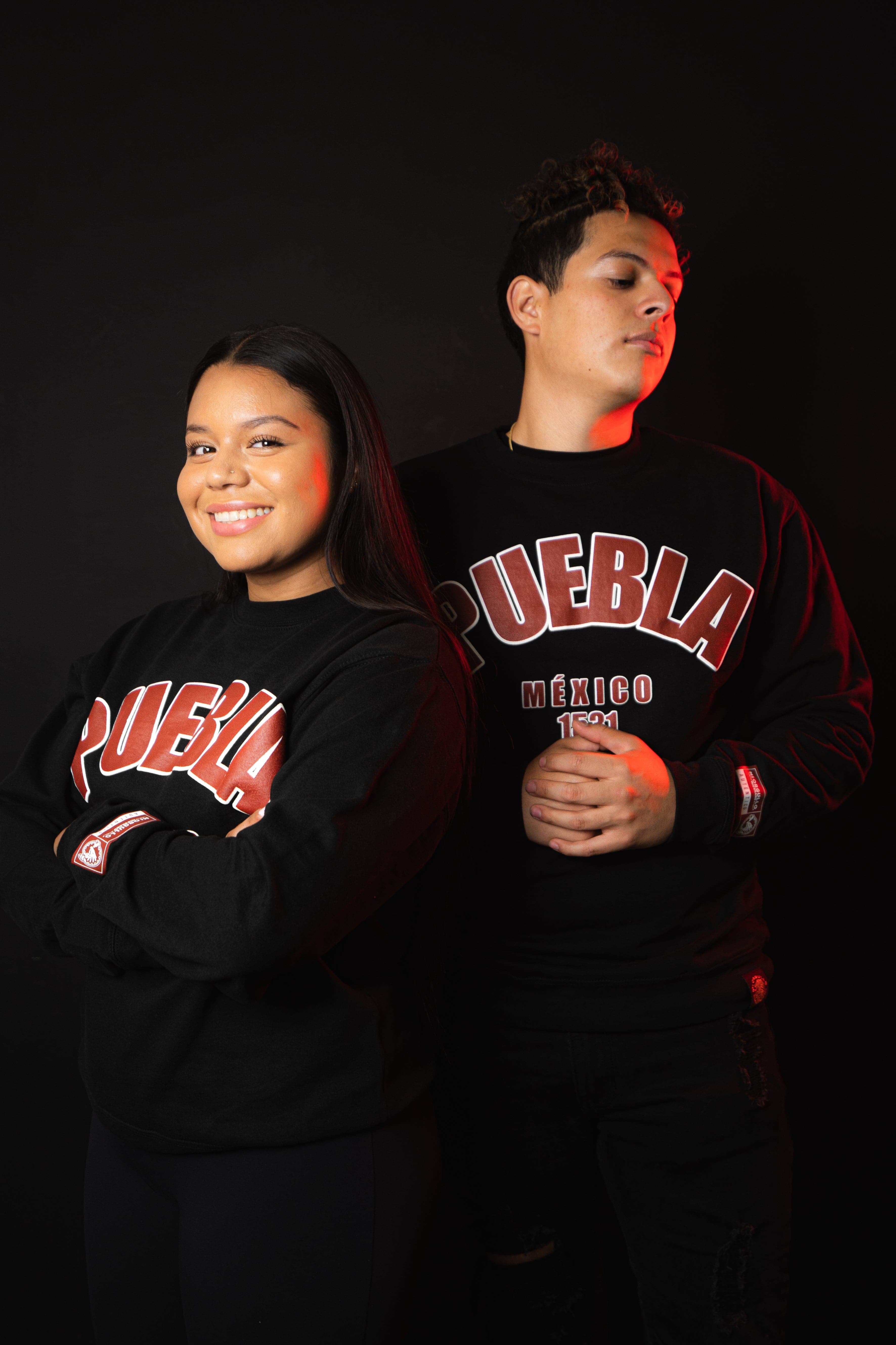 PUEBLA UNIVERSITY BLK SWEATSHIRT