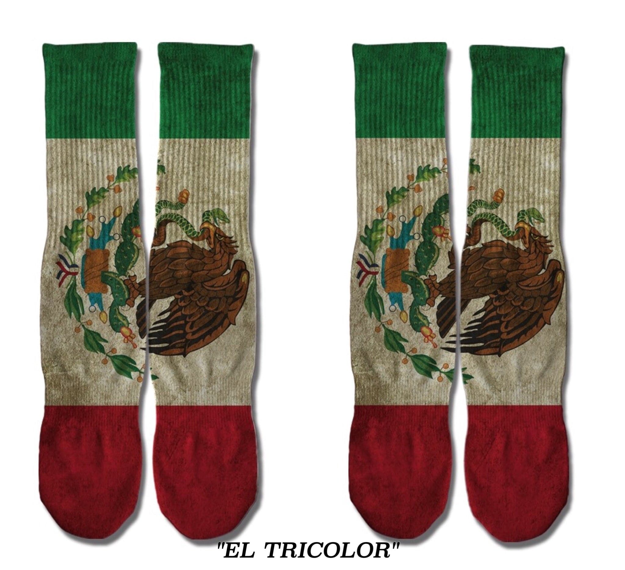 El Tricolor Sublimation Socks